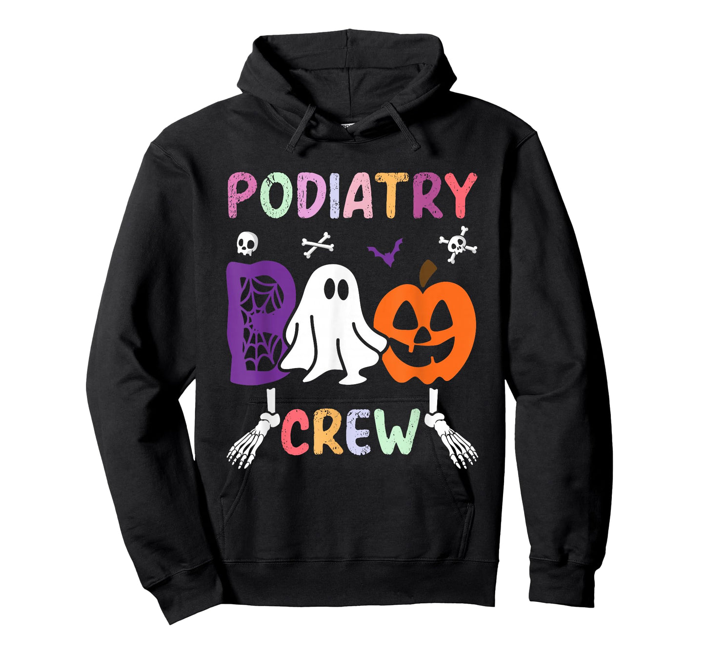 Podiatry Boo Crew Ghost Gift For Halloween Spooky Costume T-Shirt