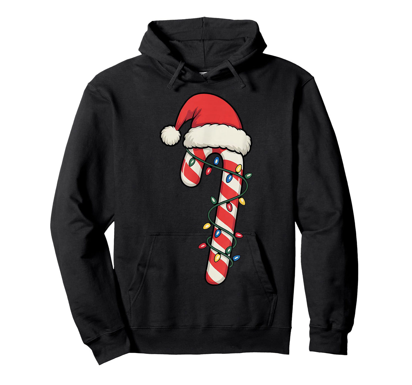 Santa Candy Cane Shirt Men Women Kids Boys Candy Cane Xmas T-Shirt