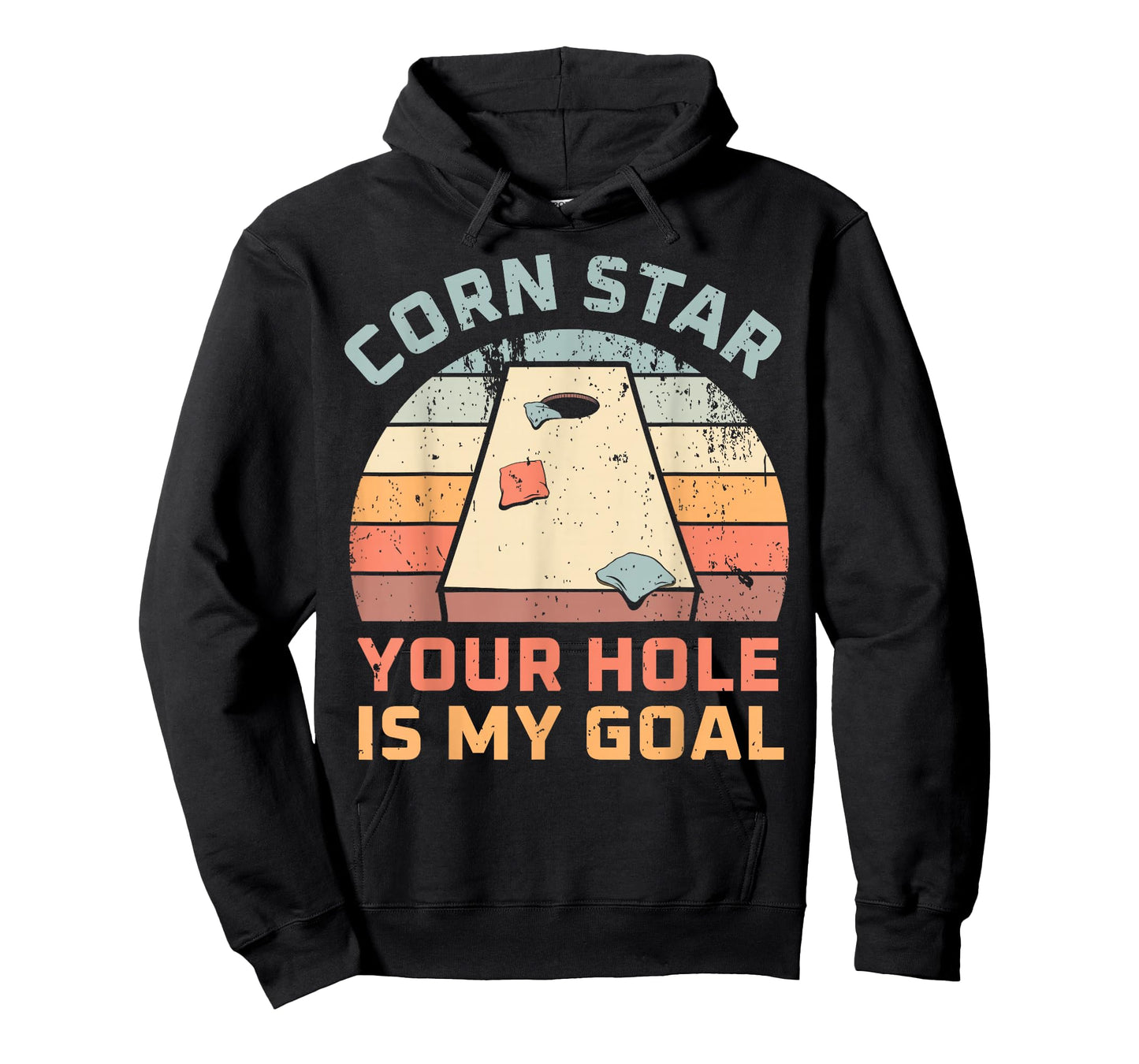 Cornstar Your Hole Is My Goal Cornhole Team T-Shirt