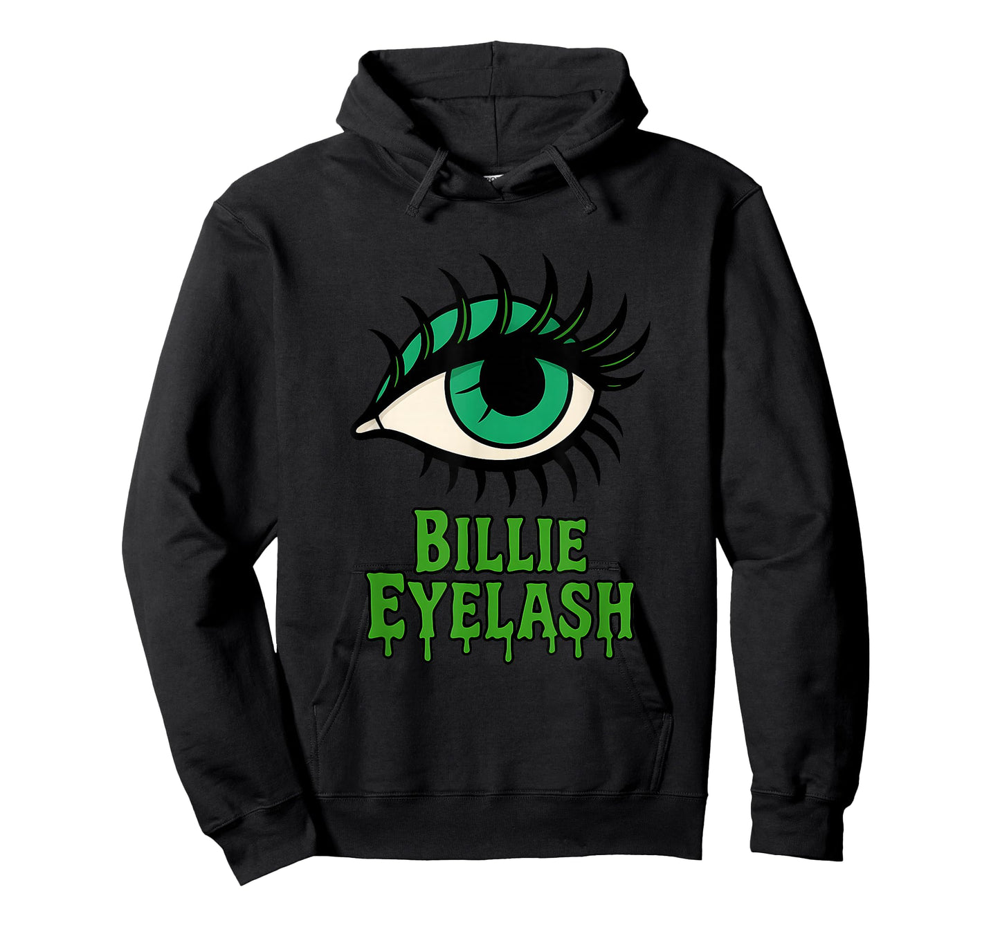 Billie Eyelash Funny Music Pop Pun Spooky Halloween Costume T-Shirt
