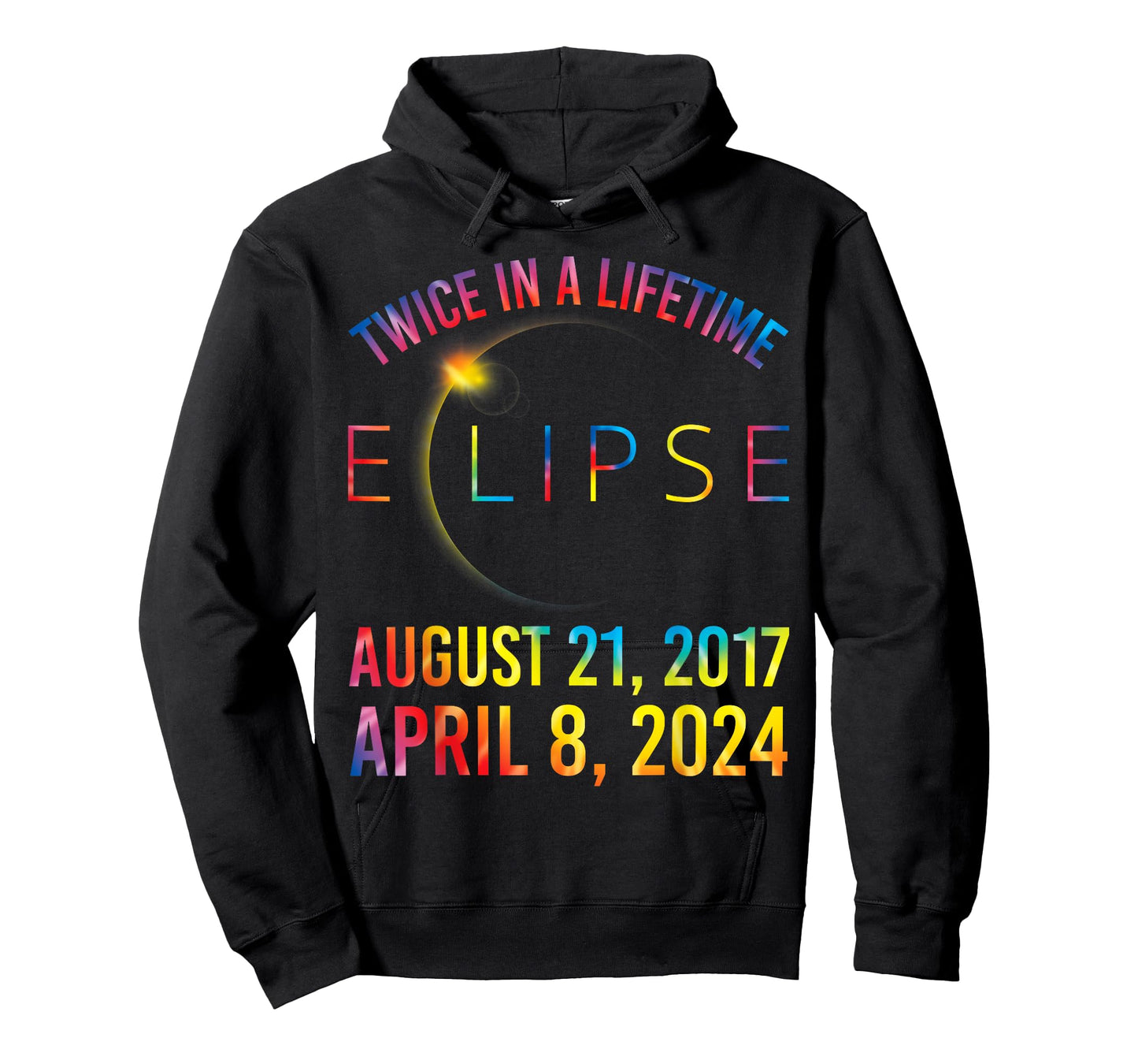 Twice In A Lifetime Solar Eclipse Shirt 2024 Tie Dye T-Shirt
