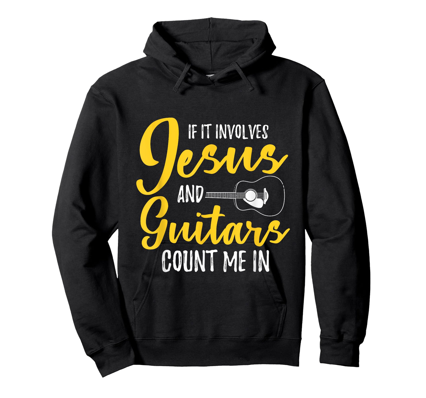 If It Involves Jesus And Guitars Count Me In Jesus T-Shirt