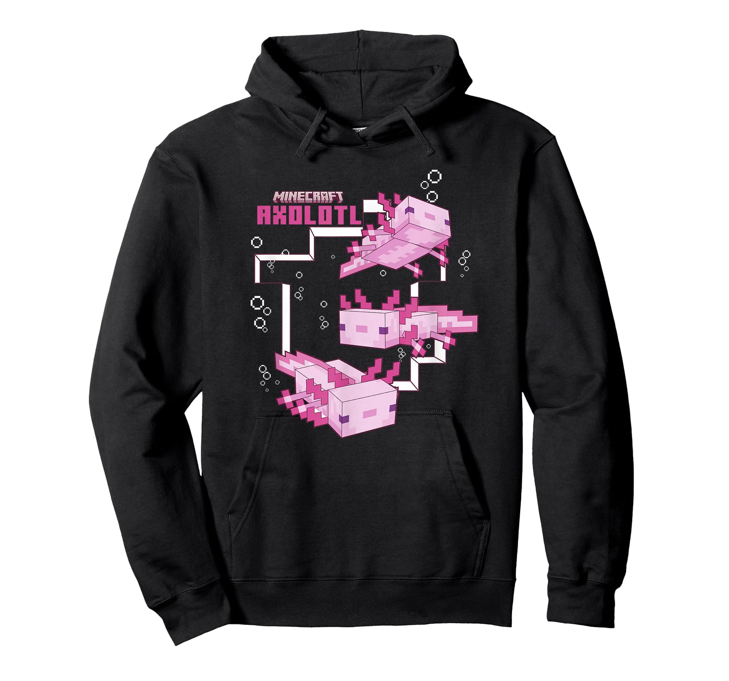Minecraft Pink Axolotl Pond T-Shirt