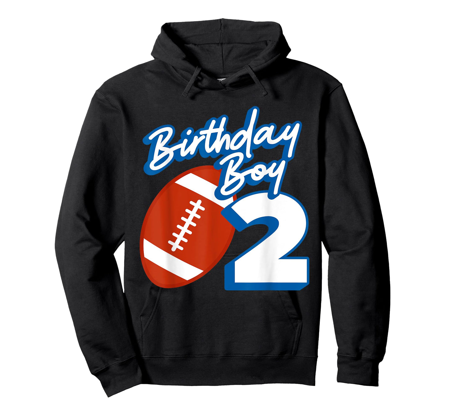 2nd Birthday Boy Football Ball 2 Years Old Kids Gift Ideas T-Shirt