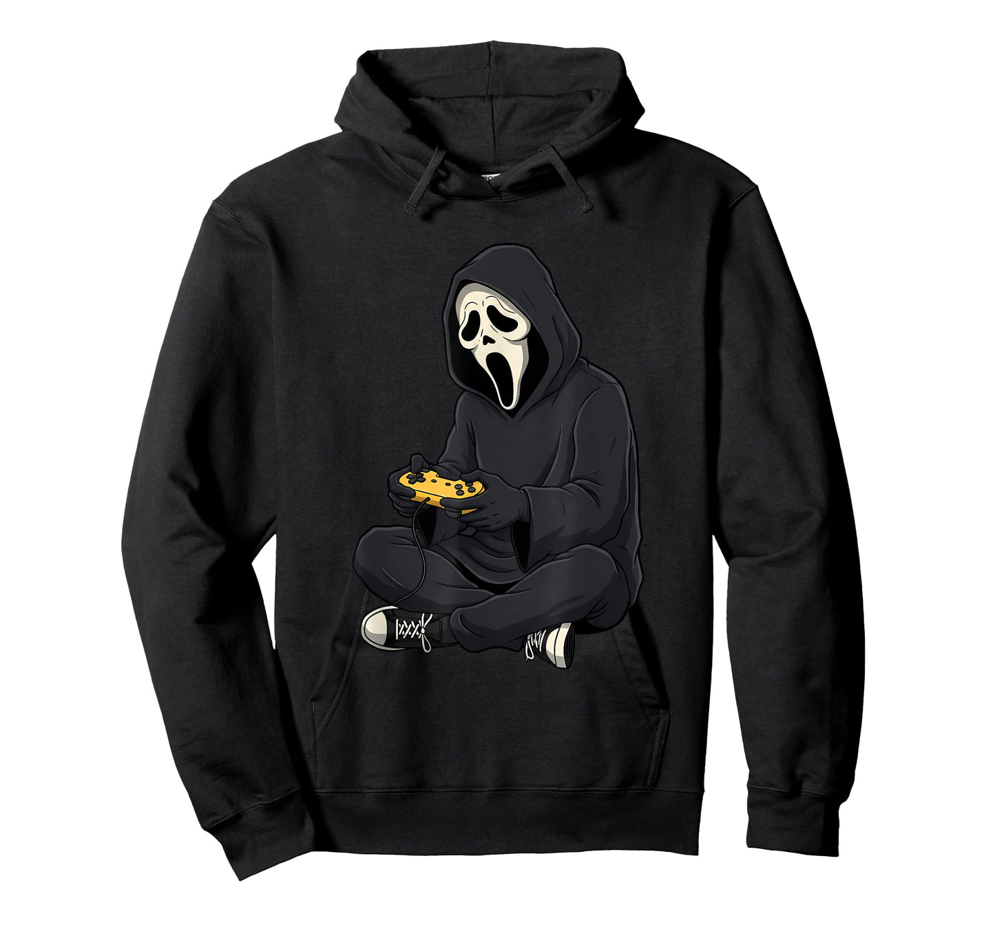 Halloween Scary Face Ghost Mask Gamer Video T-Shirt
