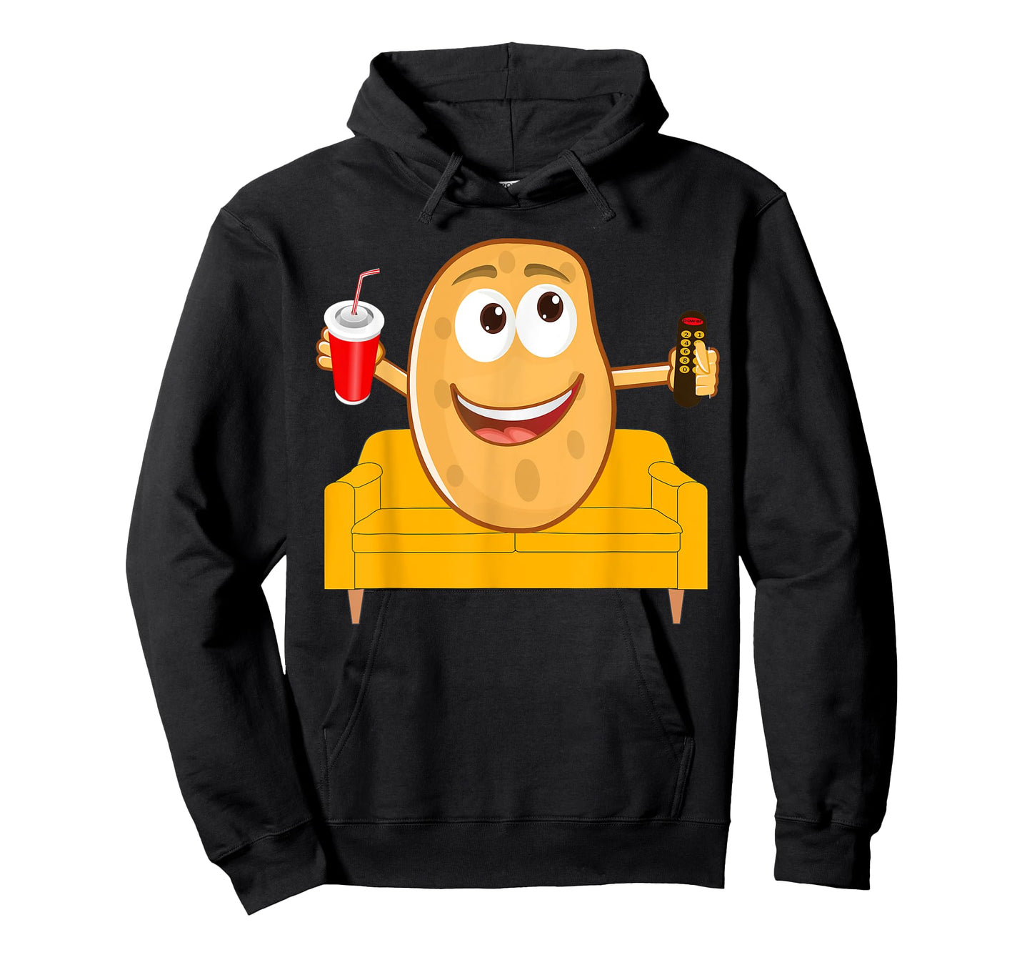 Couch Potato Shirt, Funny Halloween Costume Gag Gift T-Shirt