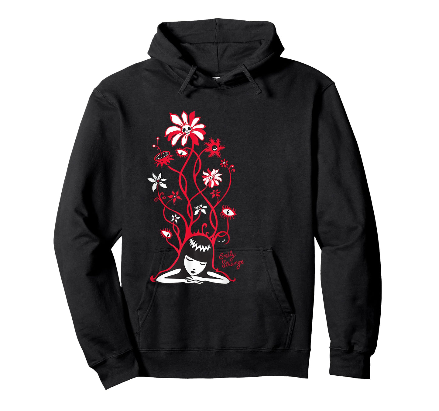 Emily The Strange Flower Power Cat Nap T-Shirt