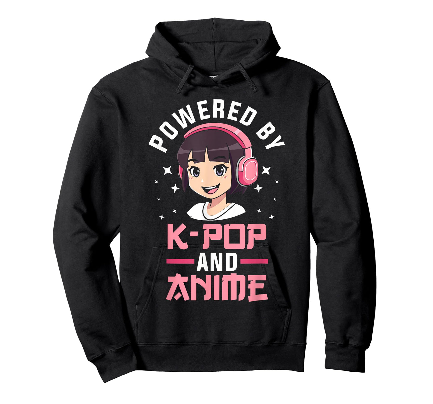 Powered by K-pop and Anime Kpop Merch Merchandise Gift T-Shirt