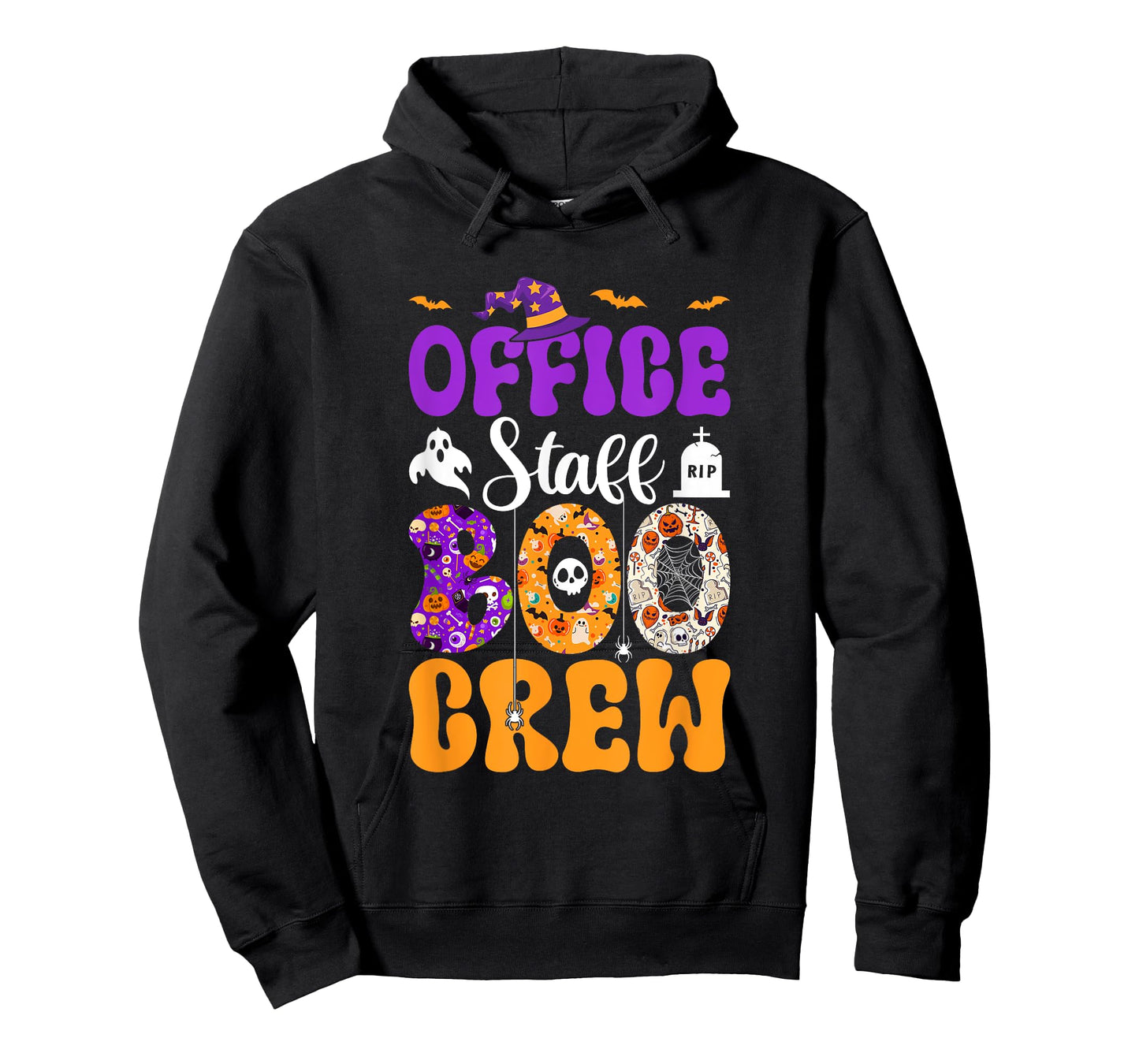Office Staff Boo Crew Matching Autumn Halloween Costume T-Shirt