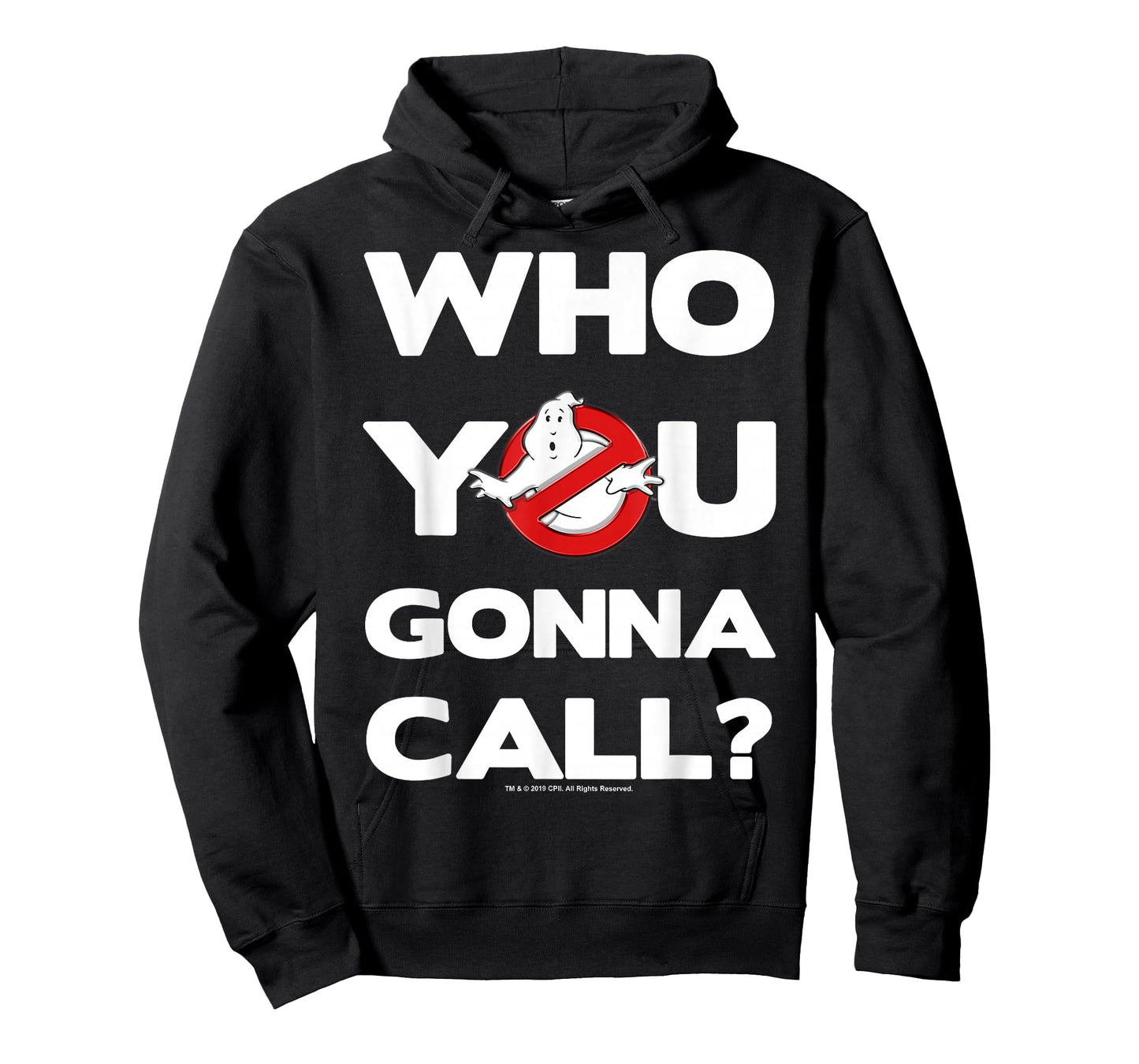Ghostbusters Who You Gonna Call Bold Text Movie Logo T-Shirt