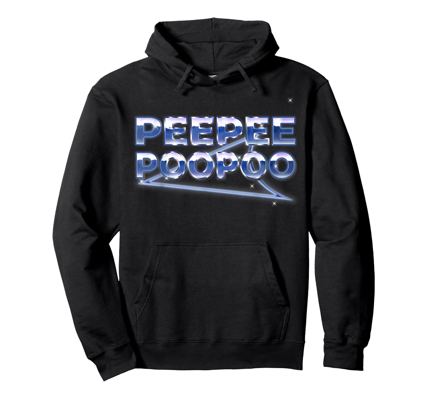 Peepee Poopoo Funny Retro Vaporwave Gaming Viral Text Humor T-Shirt