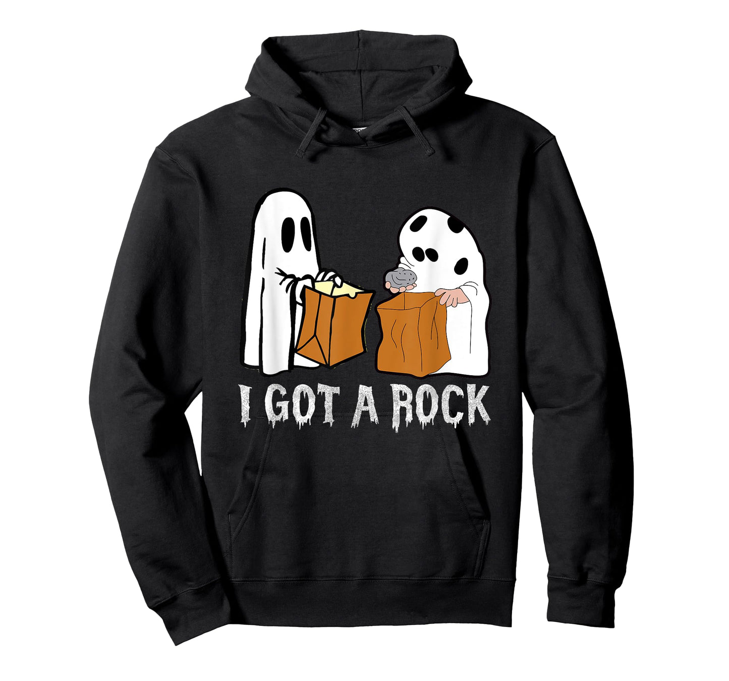 Funny Boo Ghost Scary I Got A Rock Halloween T-Shirt