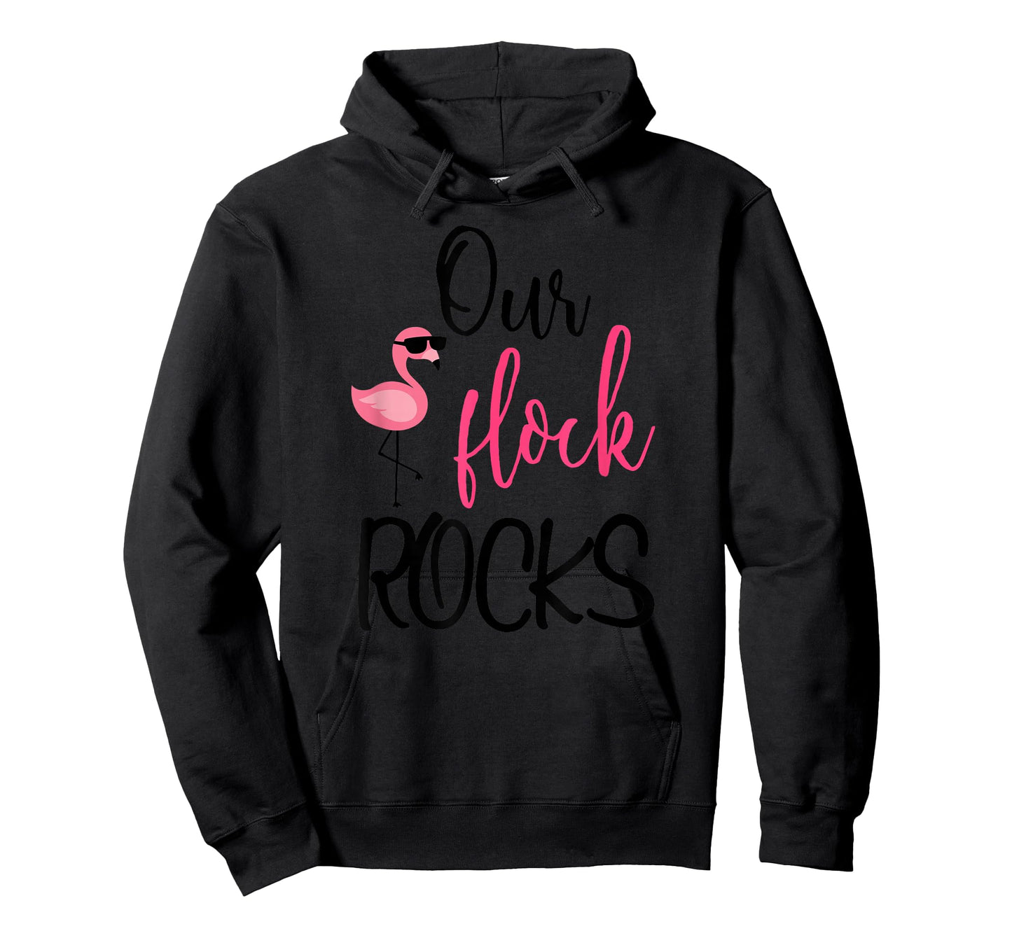 Our Flock Rocks Flamingo Mother's Day Gift T-Shirt