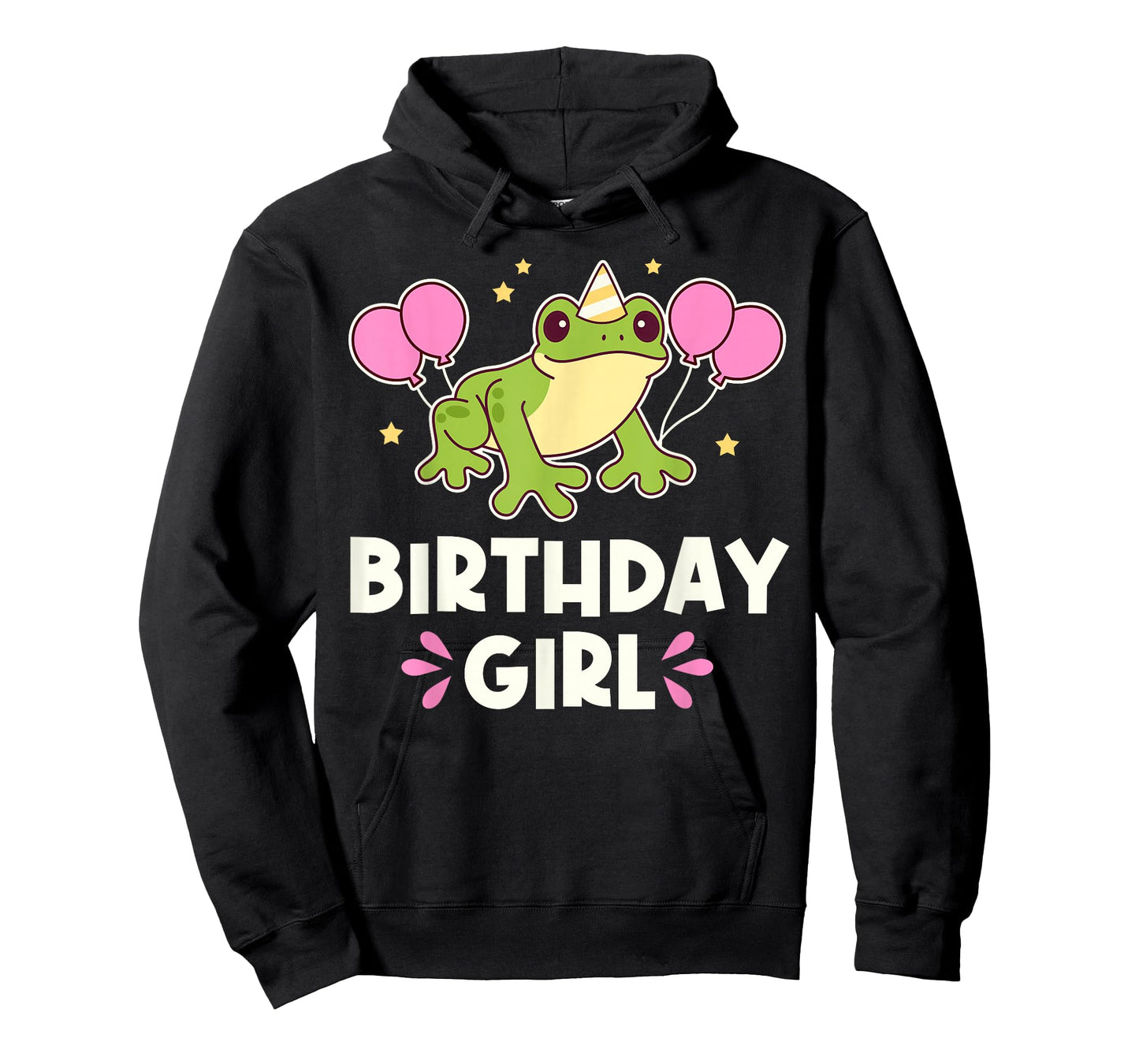 Cute Birthday Girl Frog Graphic T-Shirt