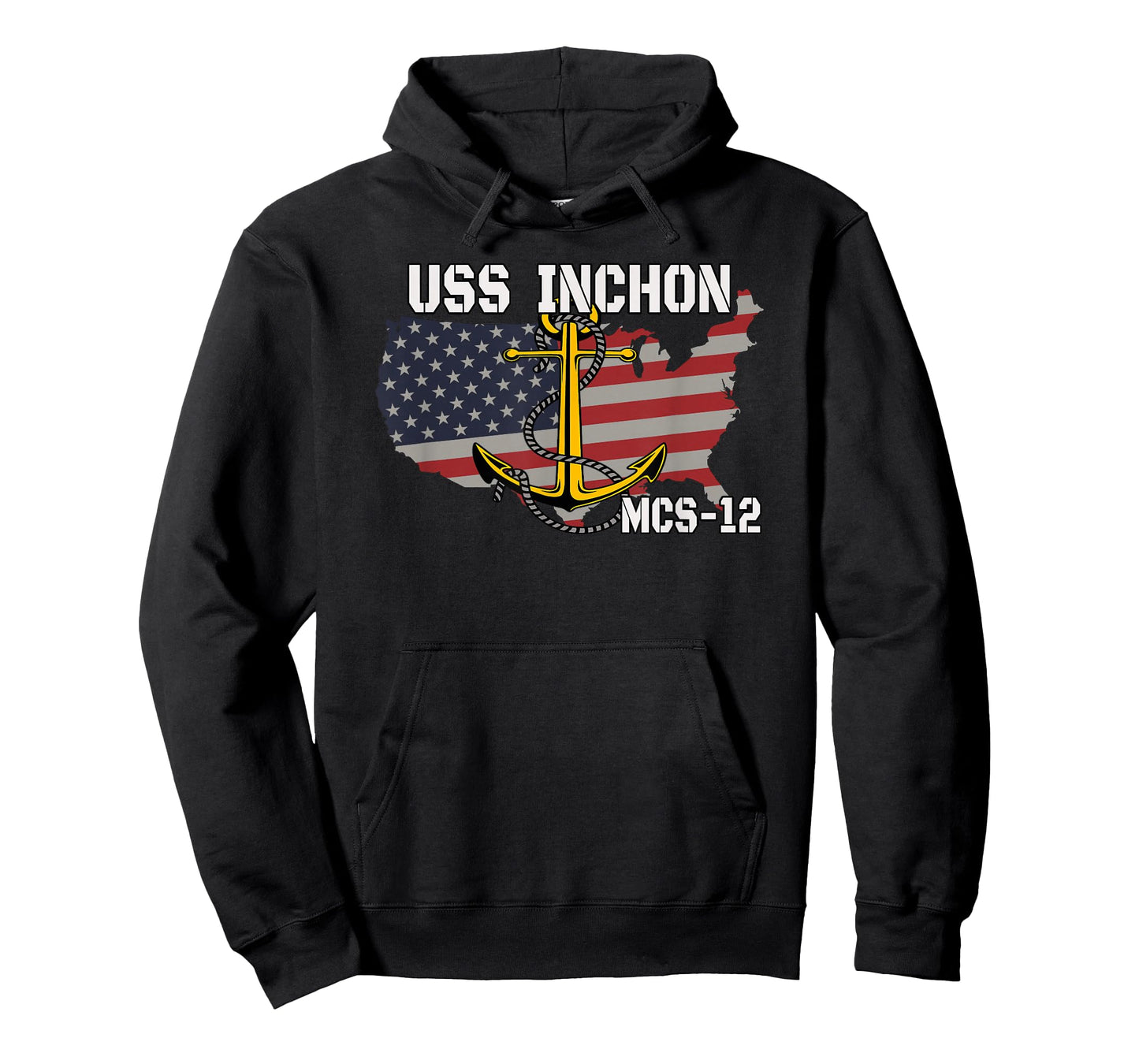 USS Inchon MCS-12 Mine Countermeasures Ship Veterans Father T-Shirt