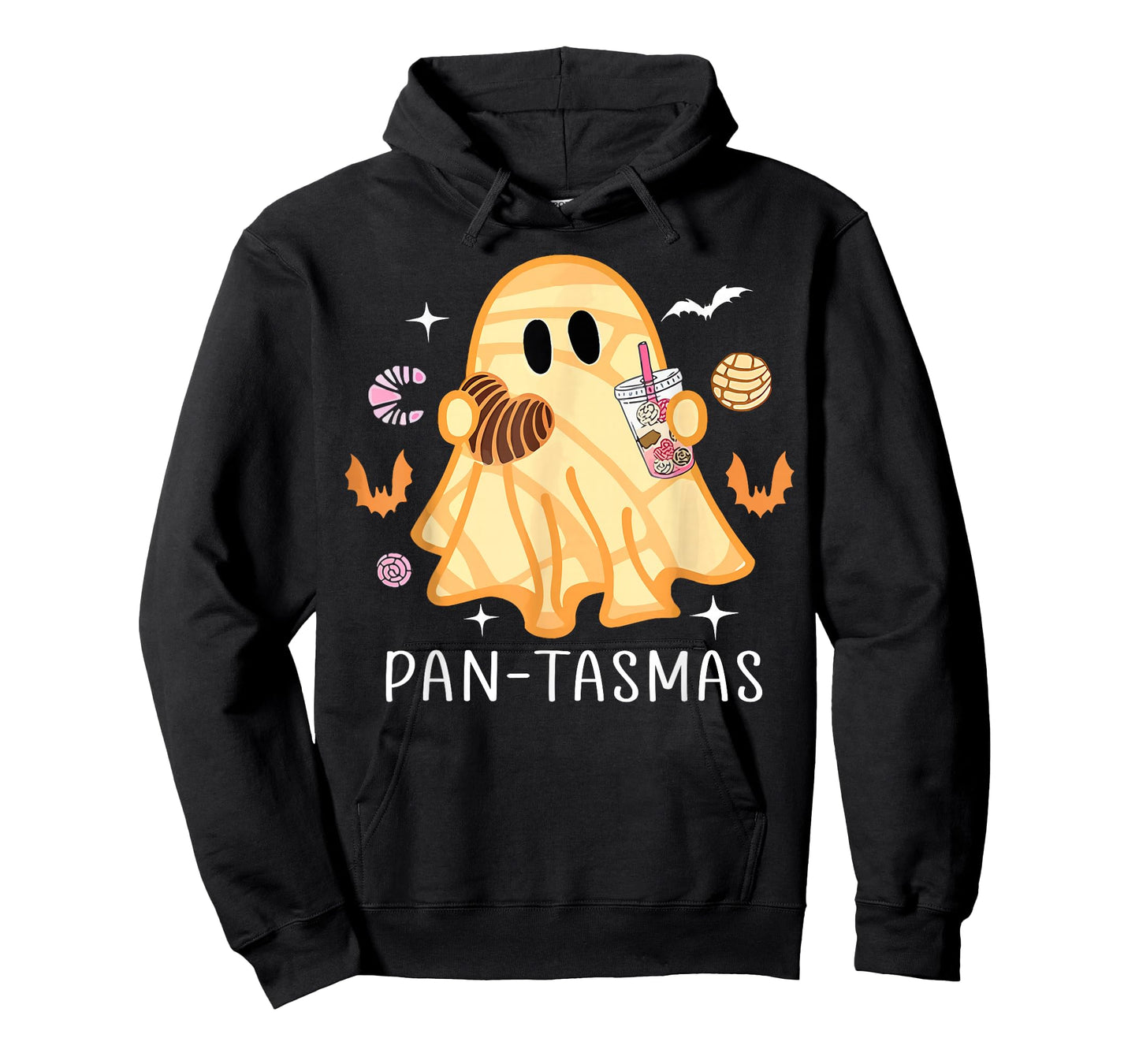 Pantasmas Ghost Funny Spooky Conchas Mexican Ghost Halloween T-Shirt