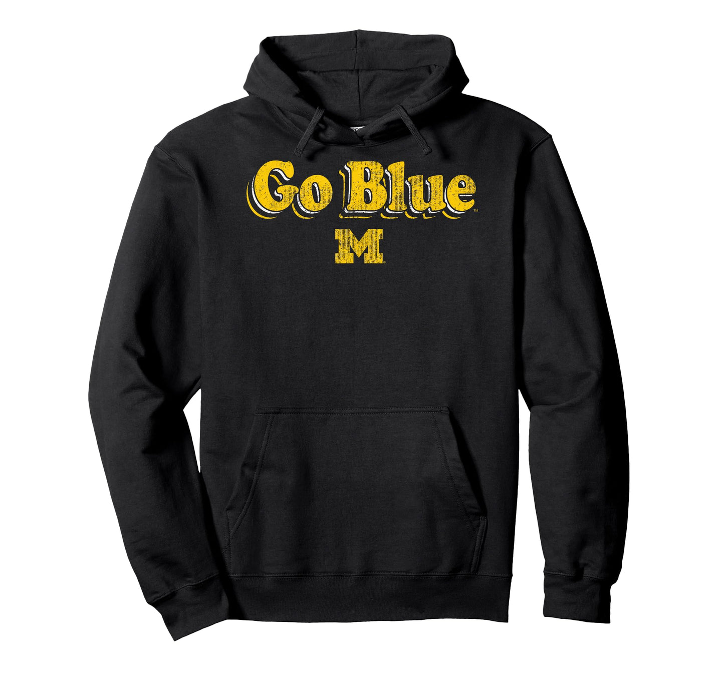 Michigan Wolverines Vintage Go Blue Navy Officially Licensed T-Shirt