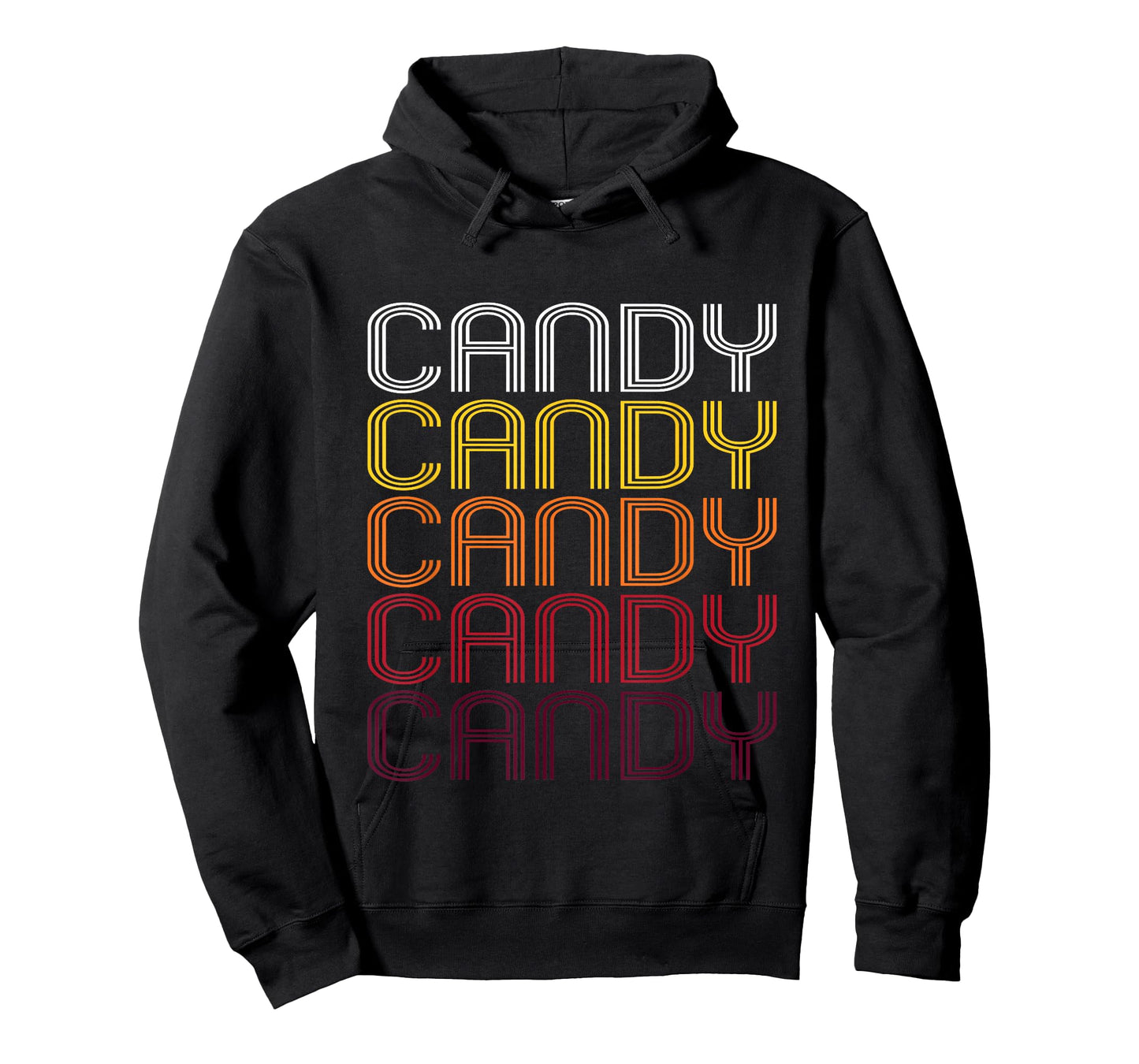 Candy Retro Wordmark Pattern - Vintage Style T-shirt