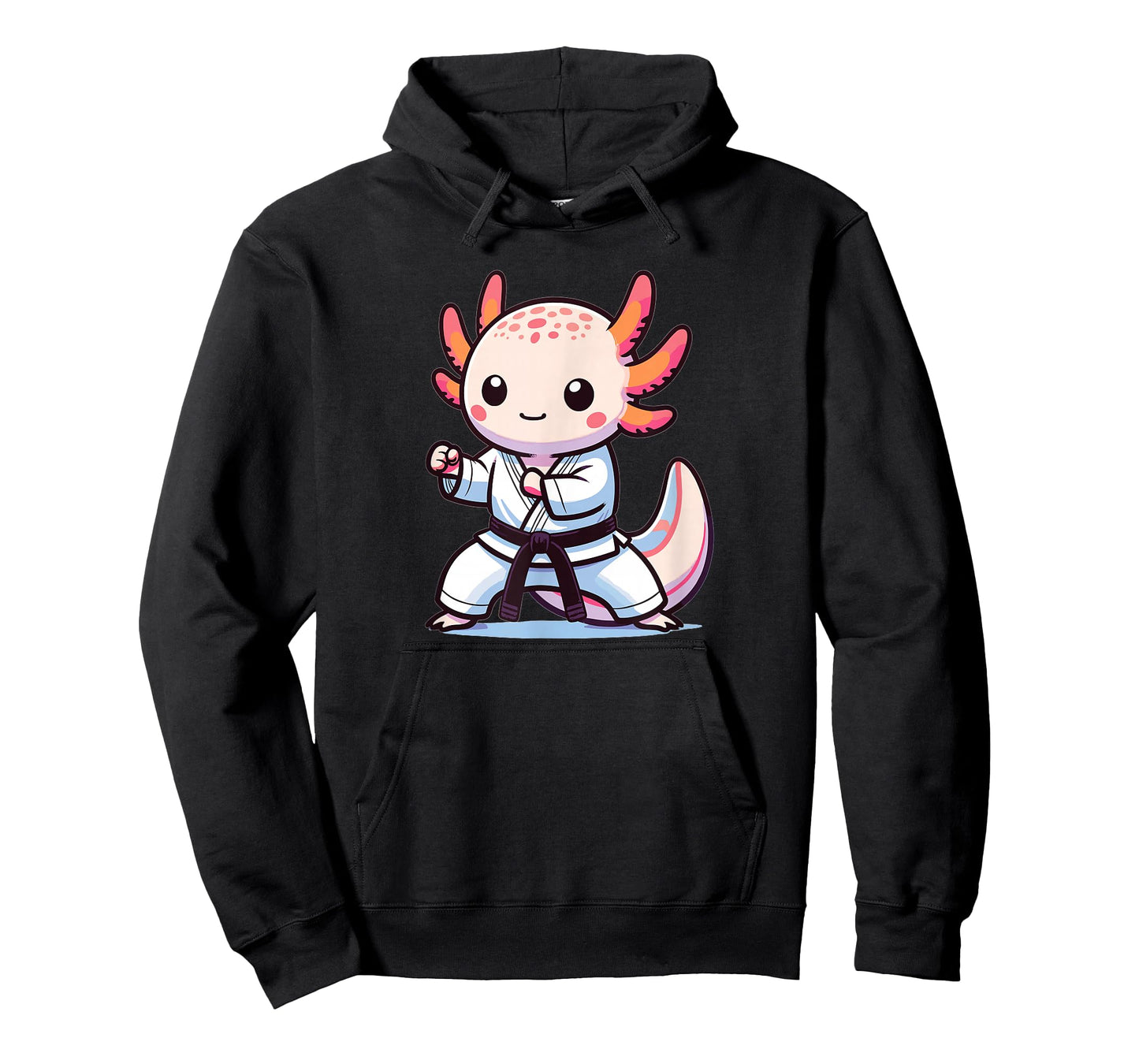 Sports Axolotls Martial Arts Karate Axolotl T-Shirt