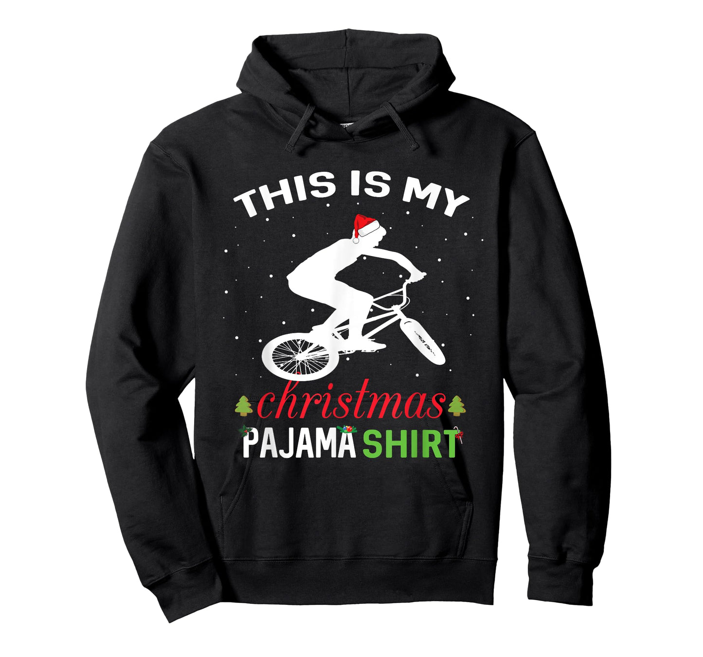 BMX Rider Xmas Gift Tee Family Matching Pajama T-Shirt