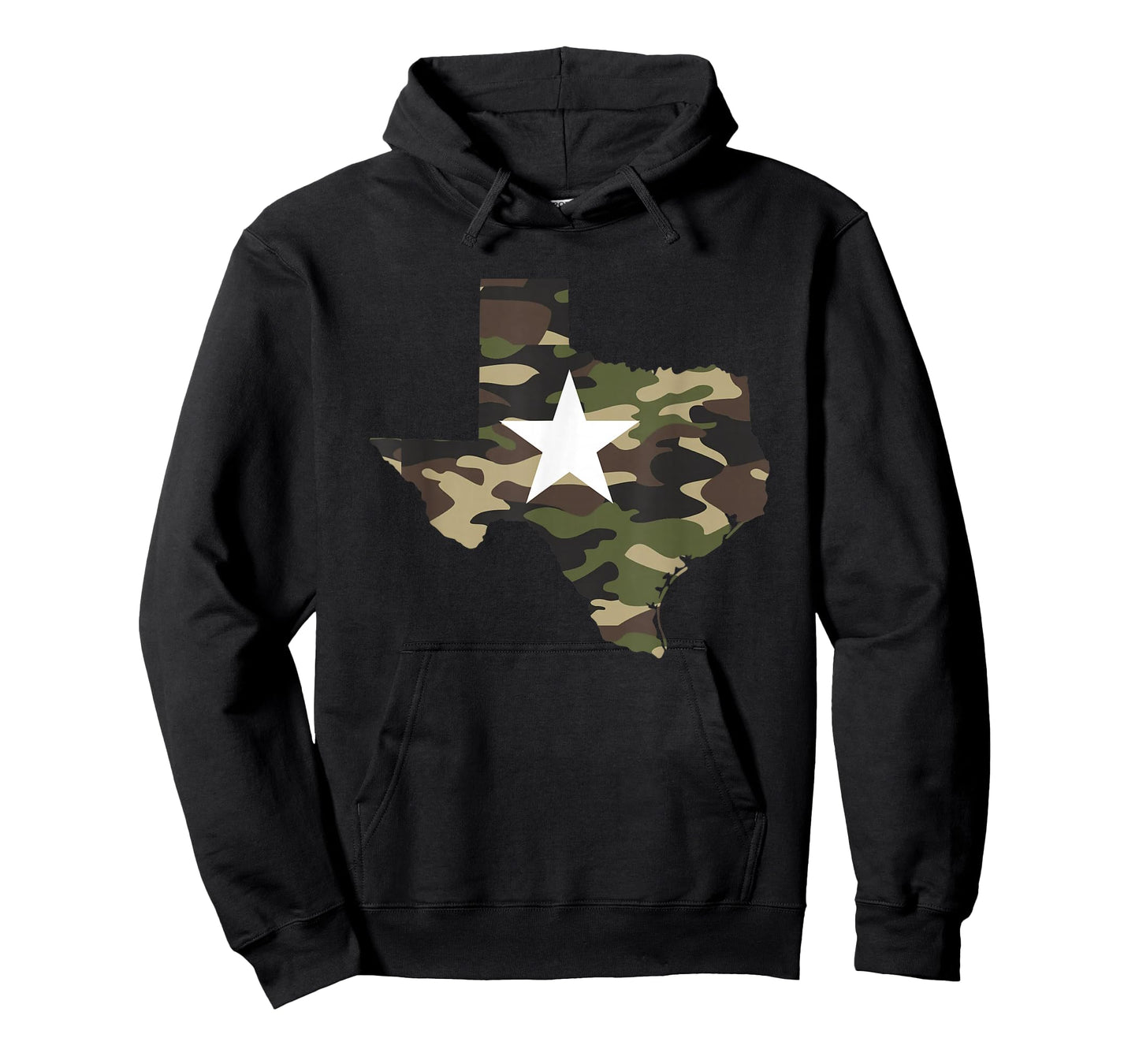 Texas Texan Army Camouflage Star Map US Soldiers Veterans T-Shirt