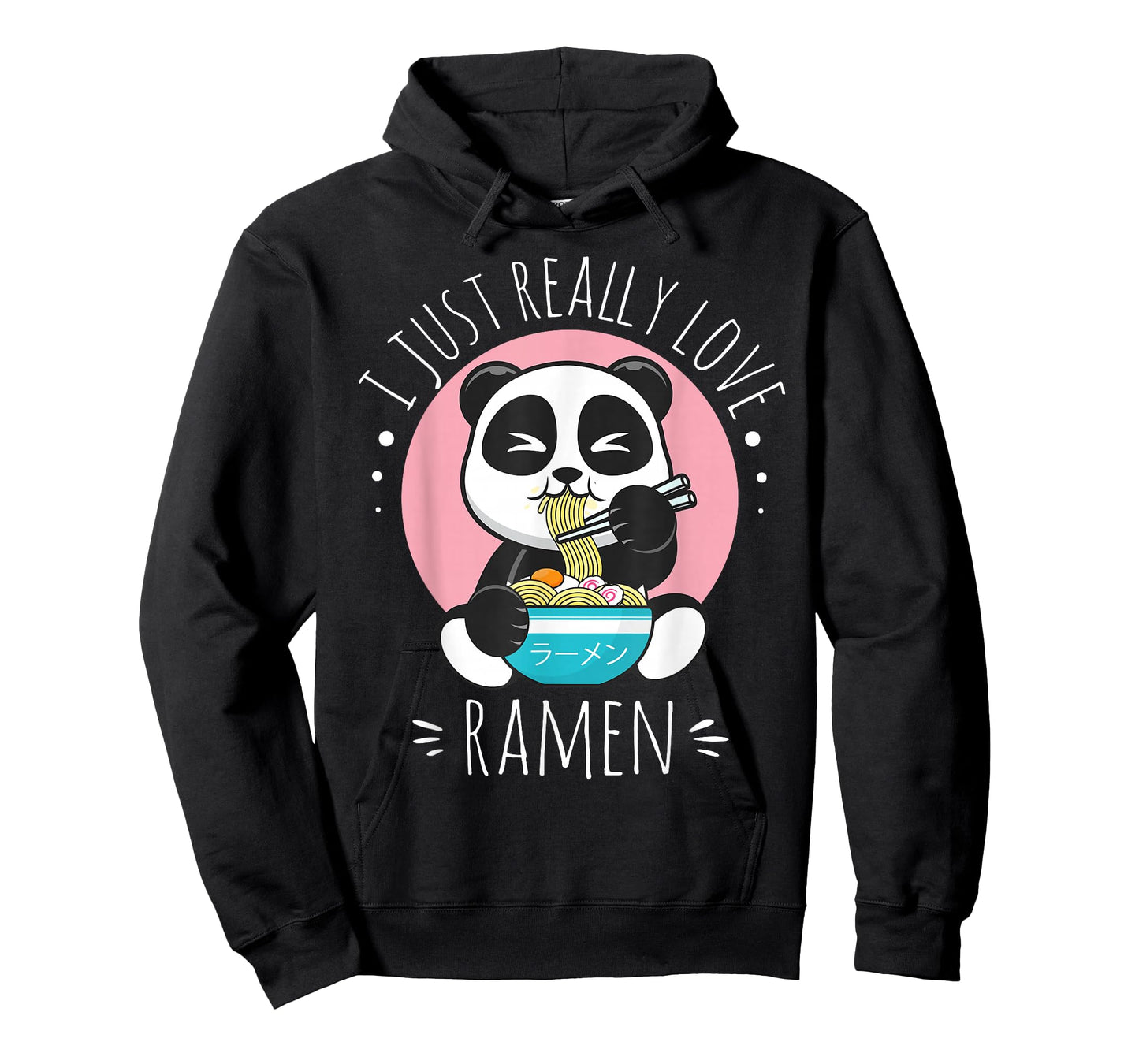 I Just Really Love Ramen Kawaii Anime Panda Cute Manga Lover T-Shirt