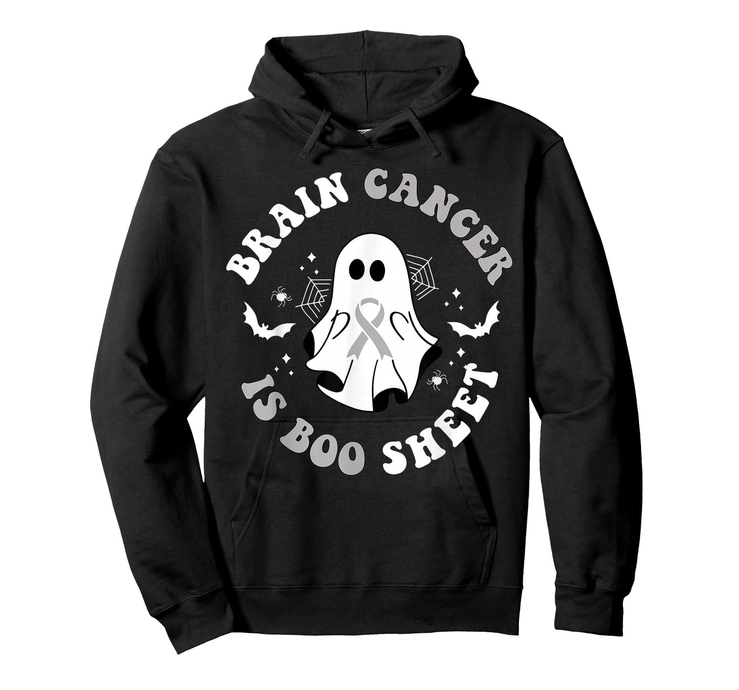 Brain Cancer is Boo Sheet Ghost Ribbon Awareness Halloween T-Shirt