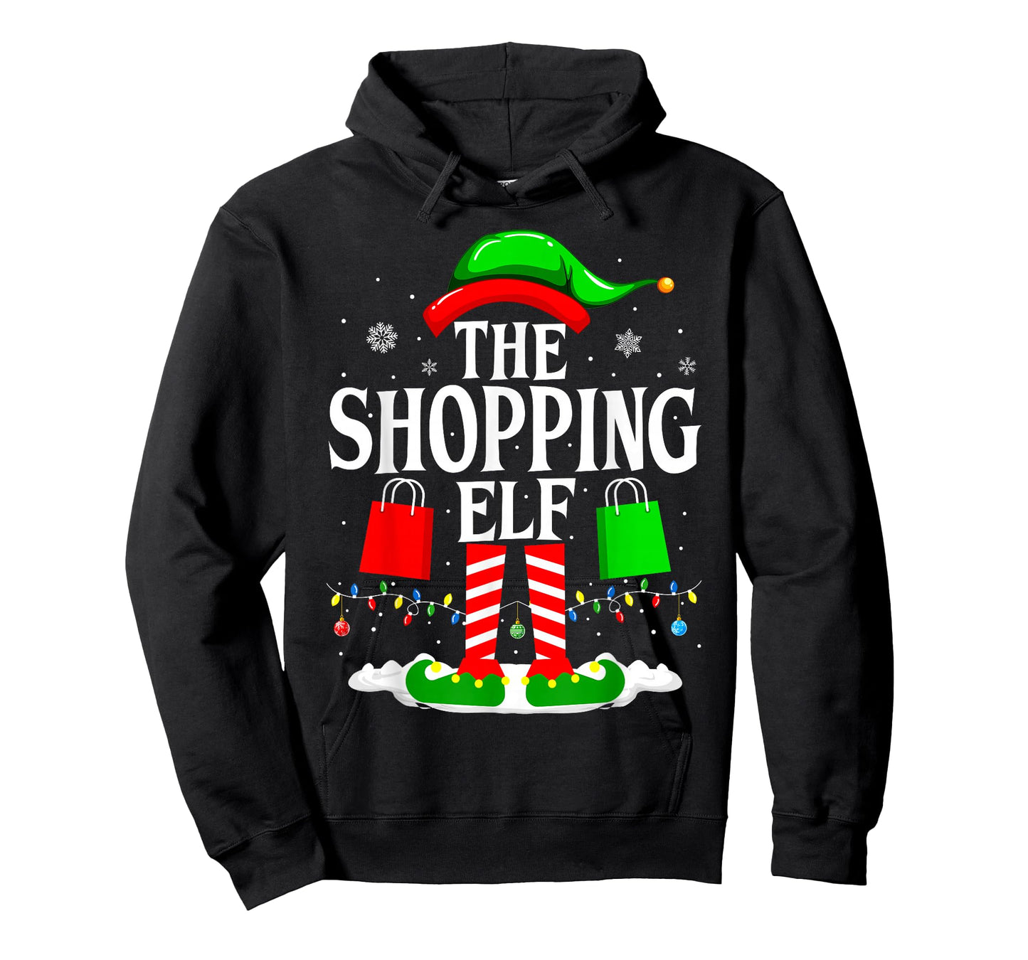 The Shopping Elf Funny Xmas Family matching Christmas T-Shirt