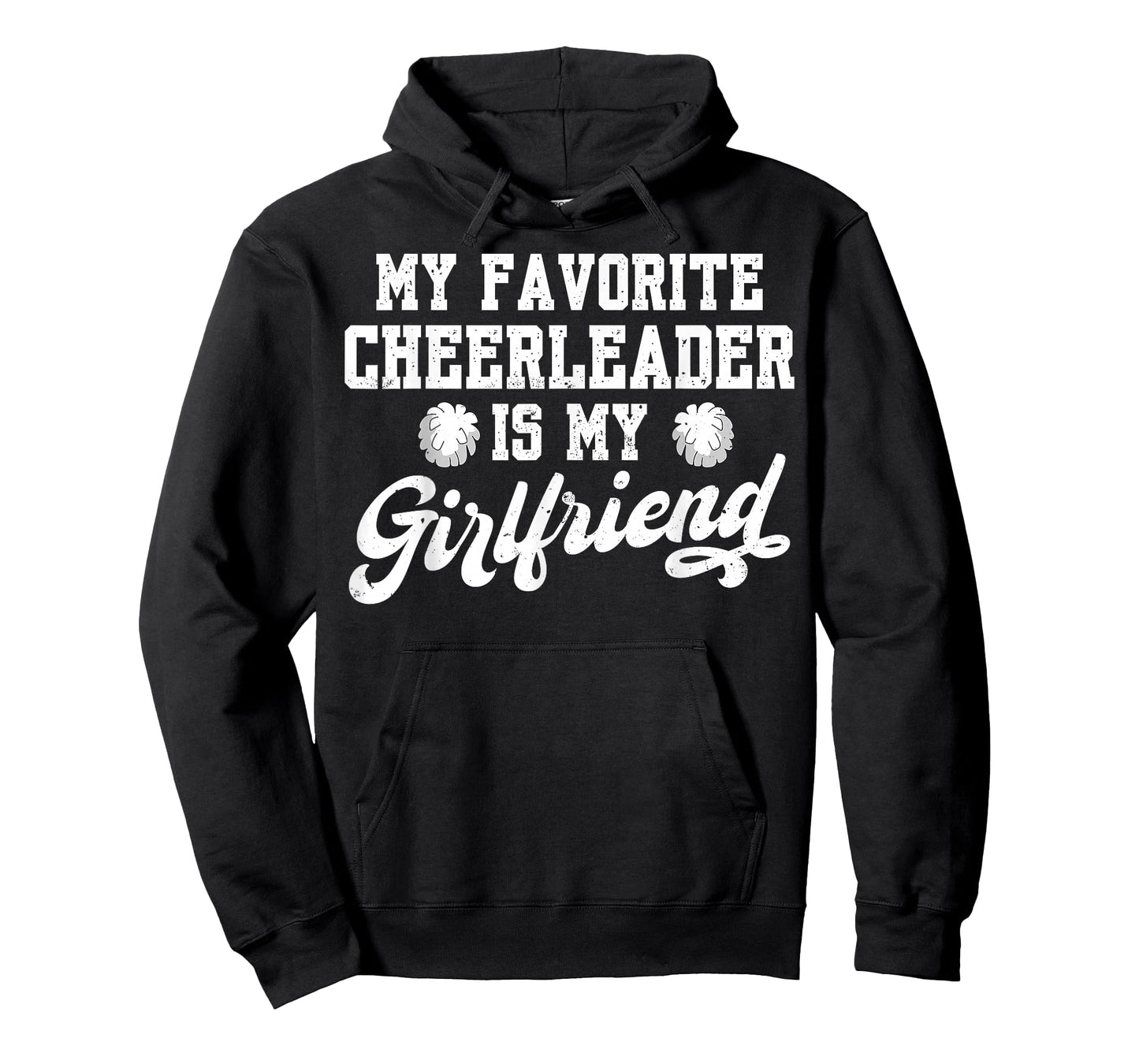 My Favorite Cheerleader Is My Girlfriend Cheer Boyfriend T-Shirt