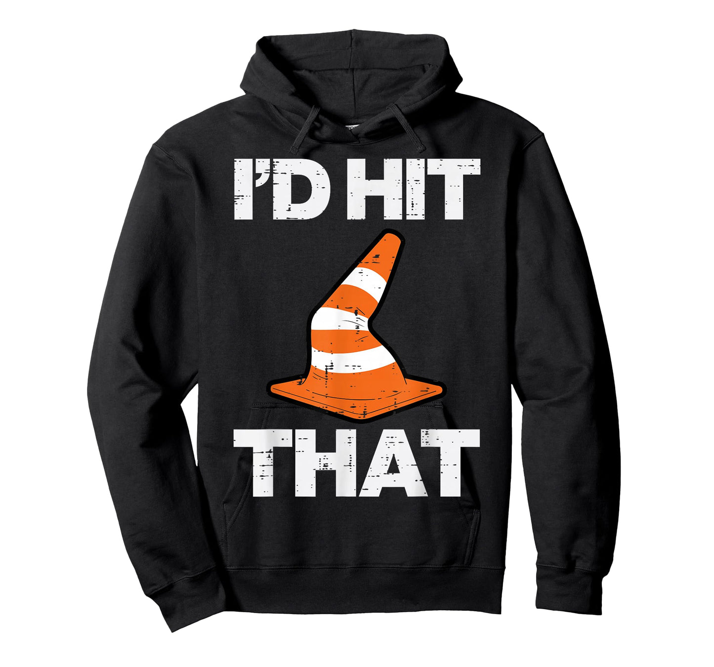 Halloween Traffic Cone Id Hit That Costume Men Women Kids T-Shirt