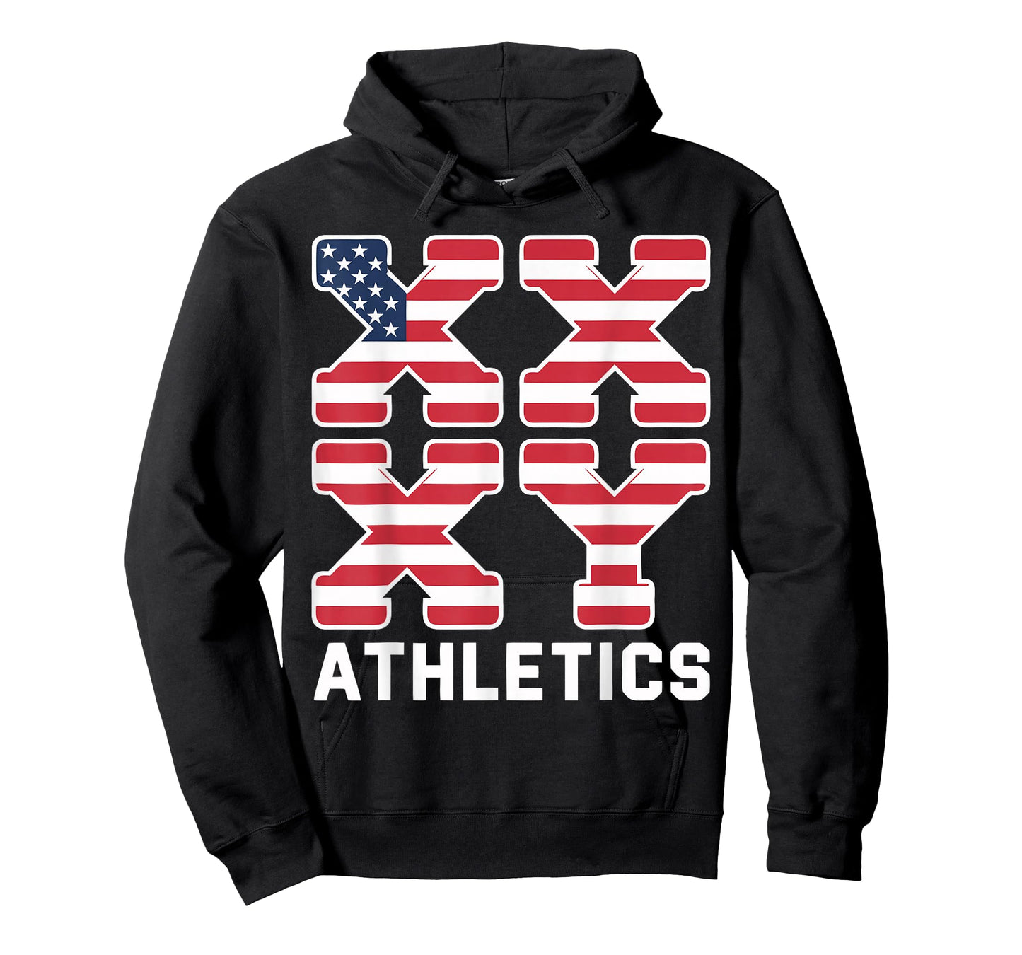 Gender Genetic American Flag XX XY Athletics T-Shirt