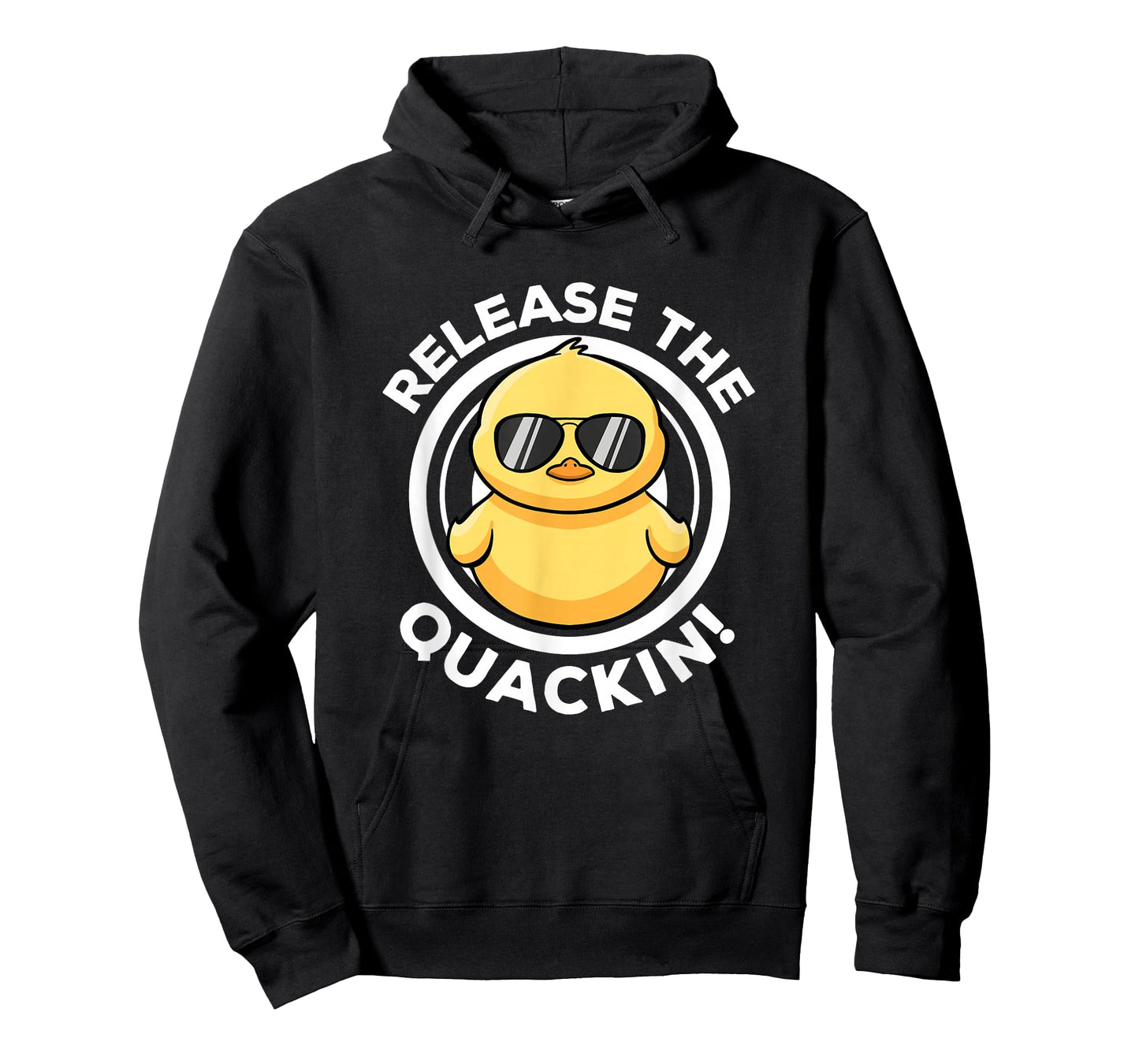 Release The Quackin I Love Duck Lovers Funny Yellow Duck T-Shirt