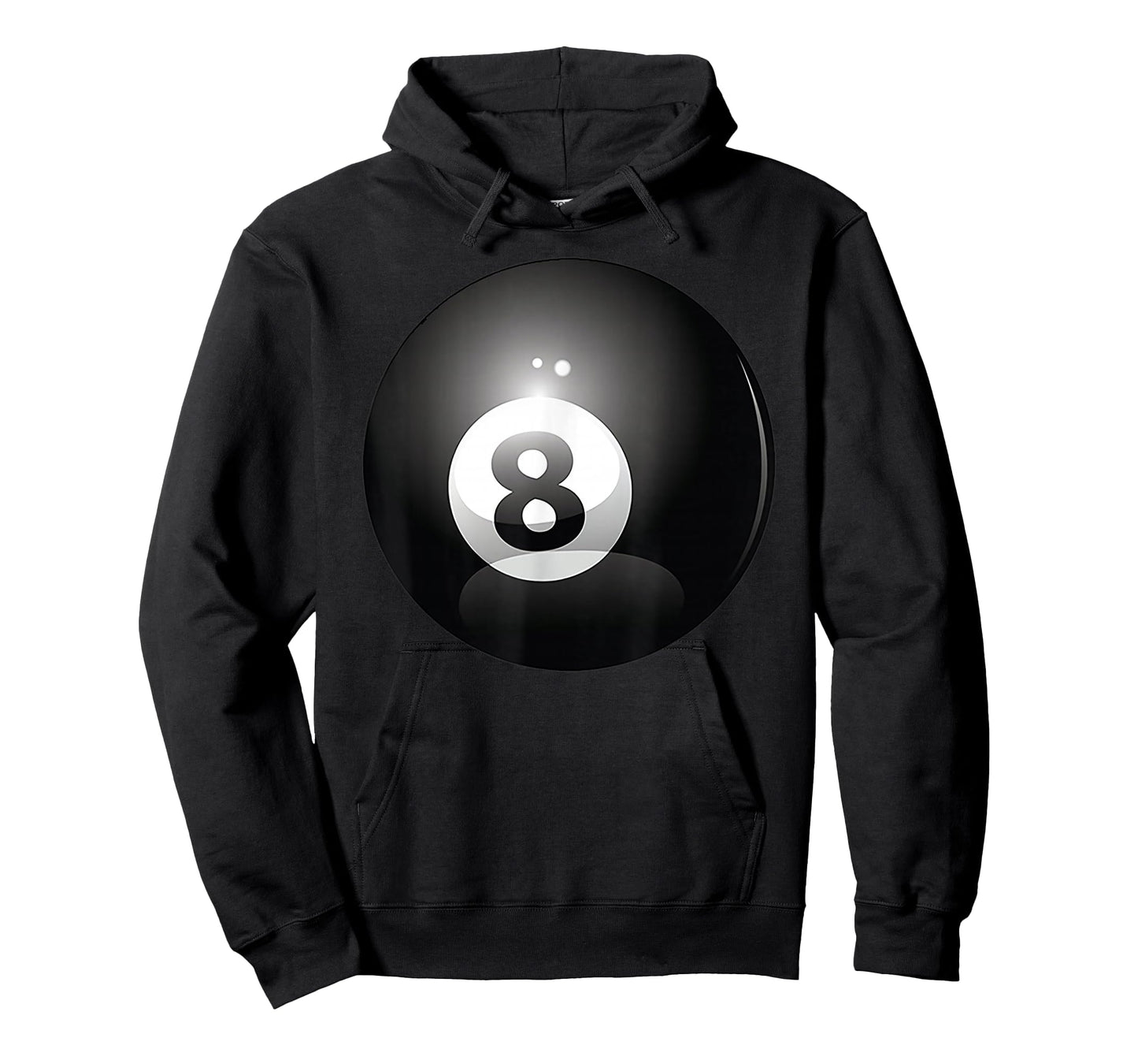 8 Ball Billiards Pool Player Eight Ball Lucky 8 T-Shirt