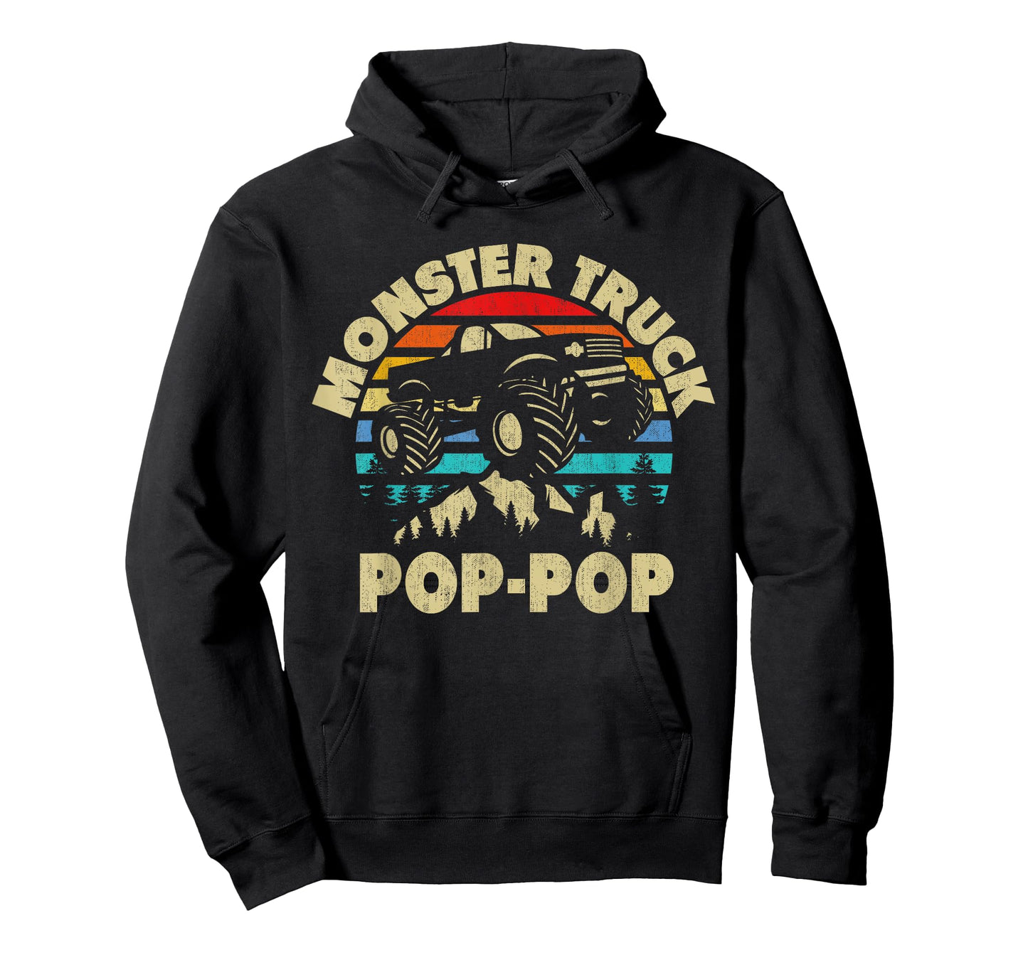 Monster Truck Pop-Pop Matching Family Monster Truck Grandpa T-Shirt