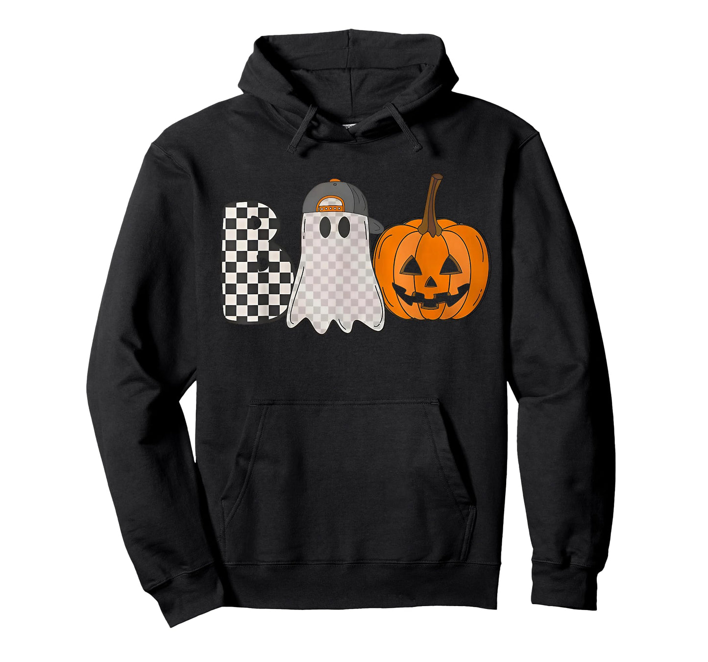 Boo Funny Ghost Jack O Lantern Spooky Season Happy Halloween T-Shirt