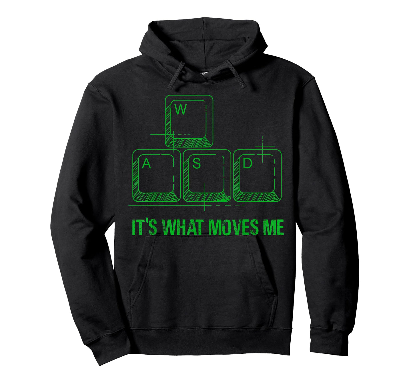 Funny WASD Its What Moves Me Video Games Gamer PC Gaming T-Shirt