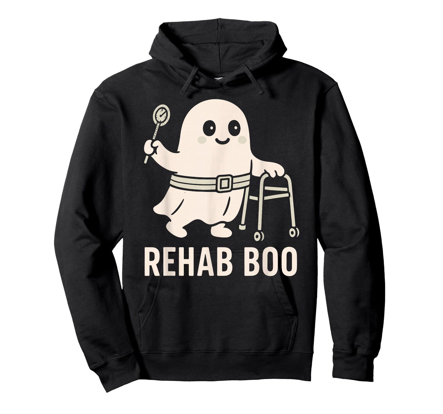 Rehab Boo Crew Ghost Halloween Physical Therapy OT Therapist T-Shirt