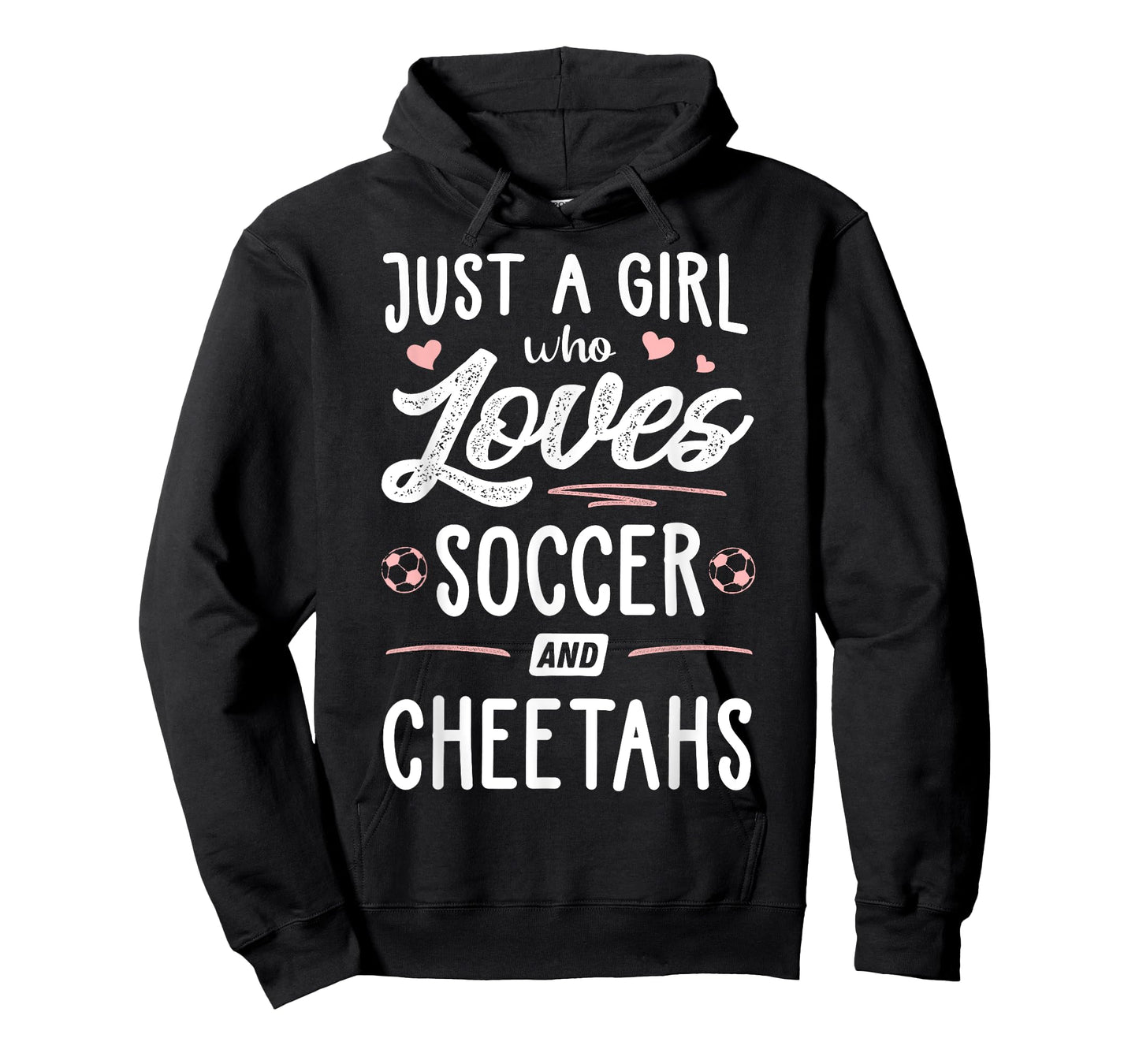 Just A Girl Who Loves Soccer And Cheetahs Gift Women T-Shirt
