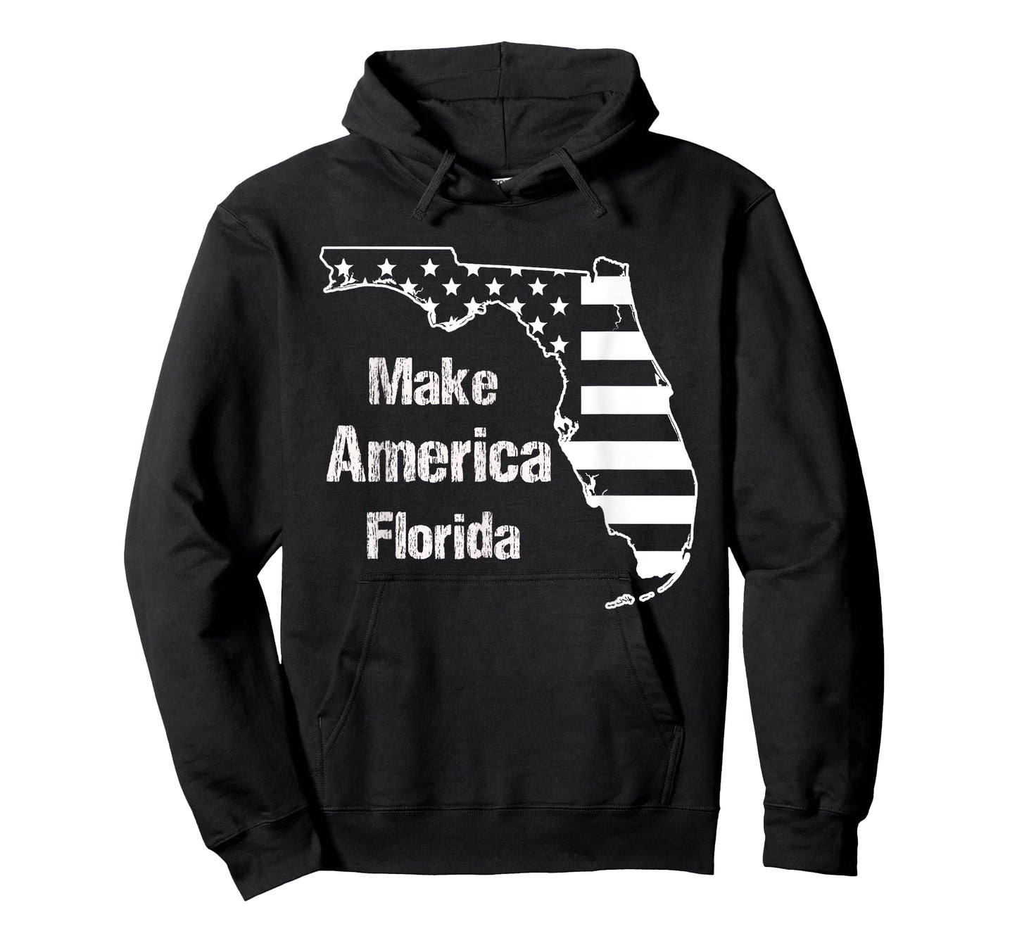 Funny Make America Florida American Flag Retro Vintage T-Shirt