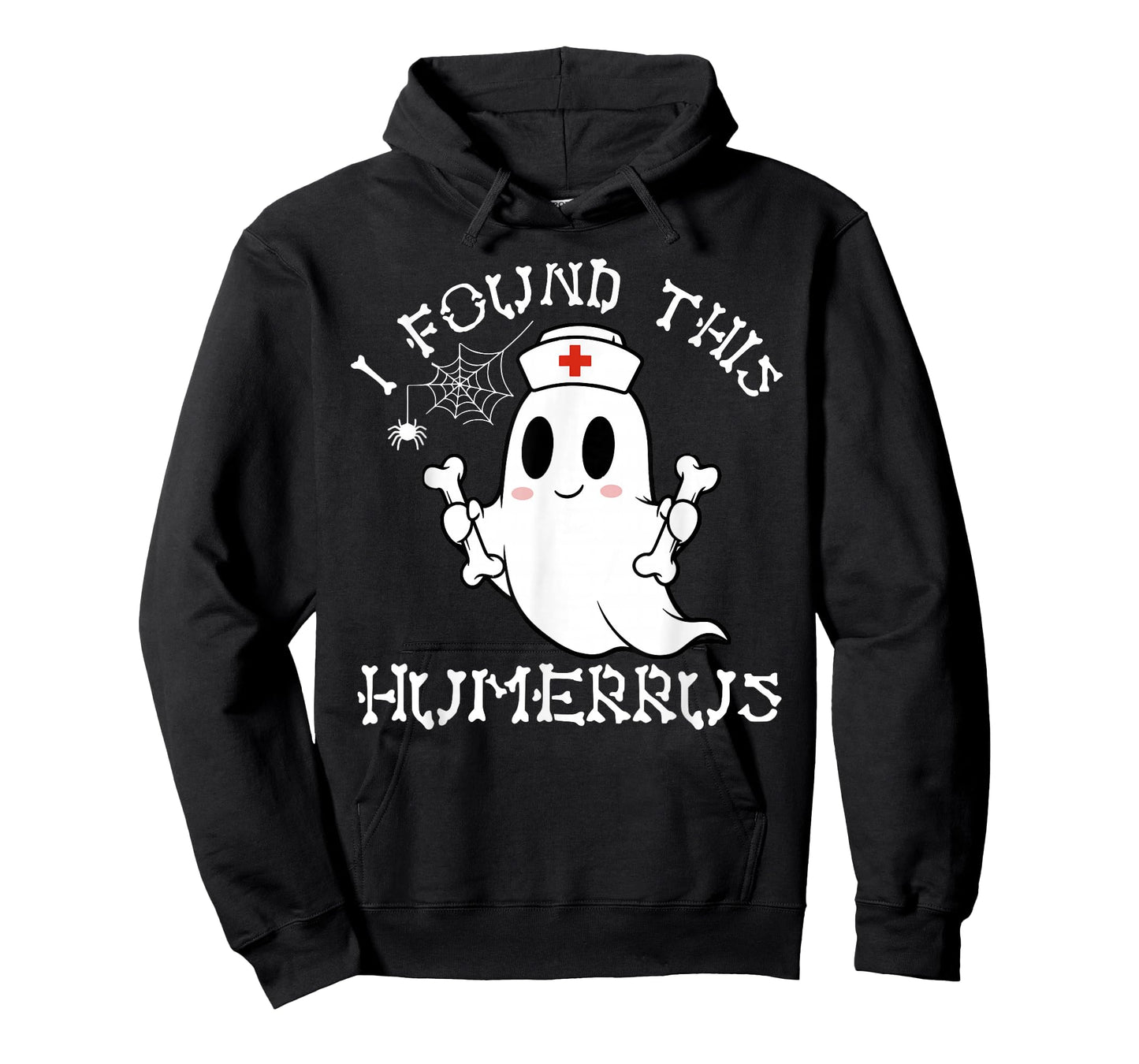 I Found This Humerus Funny Nurse Ghost Halloween Season T-Shirt