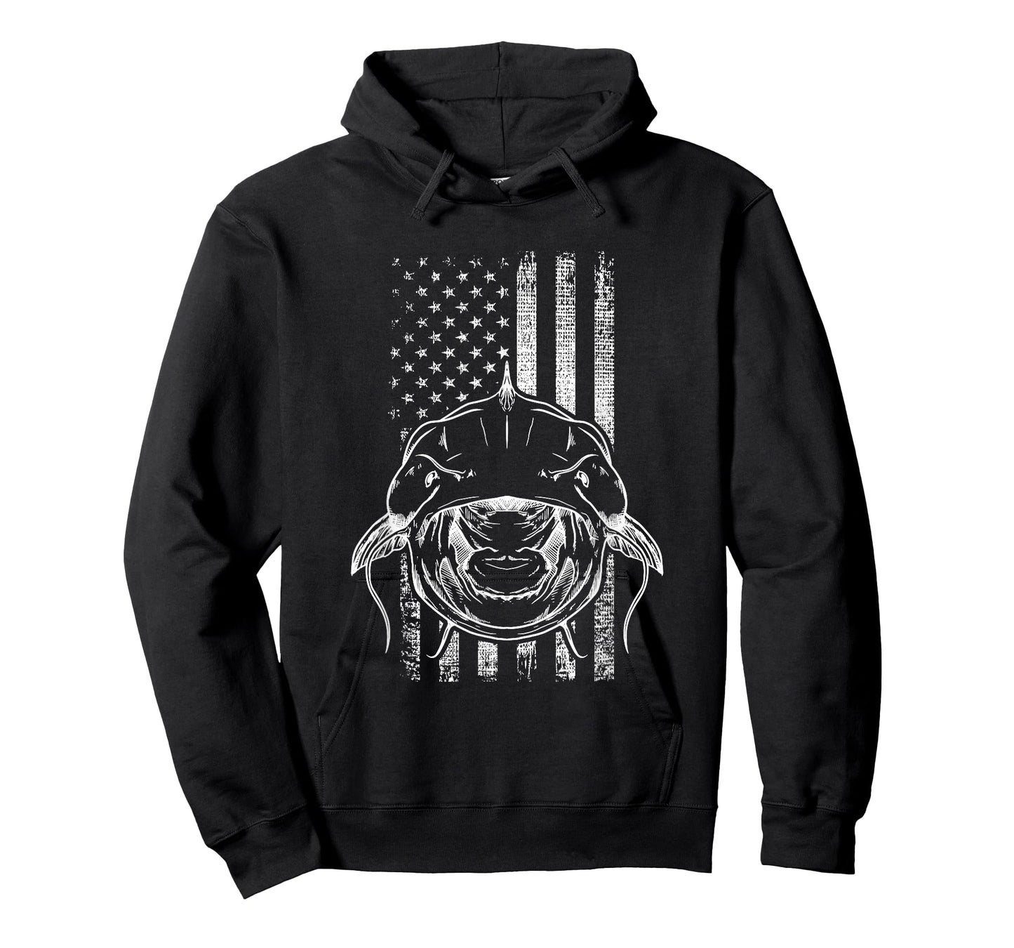 Distressed Flathead Catfish Shovelhead Cat Mudcat Noodling T-Shirt for Men Women Girls Kids