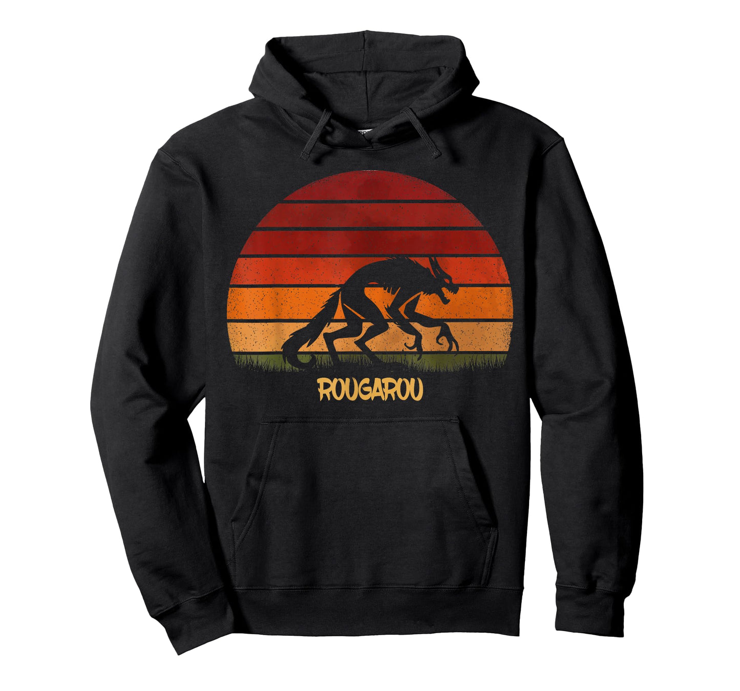 Cryptid Vintage Rougarou Creature Folklore Retro Monster T-Shirt