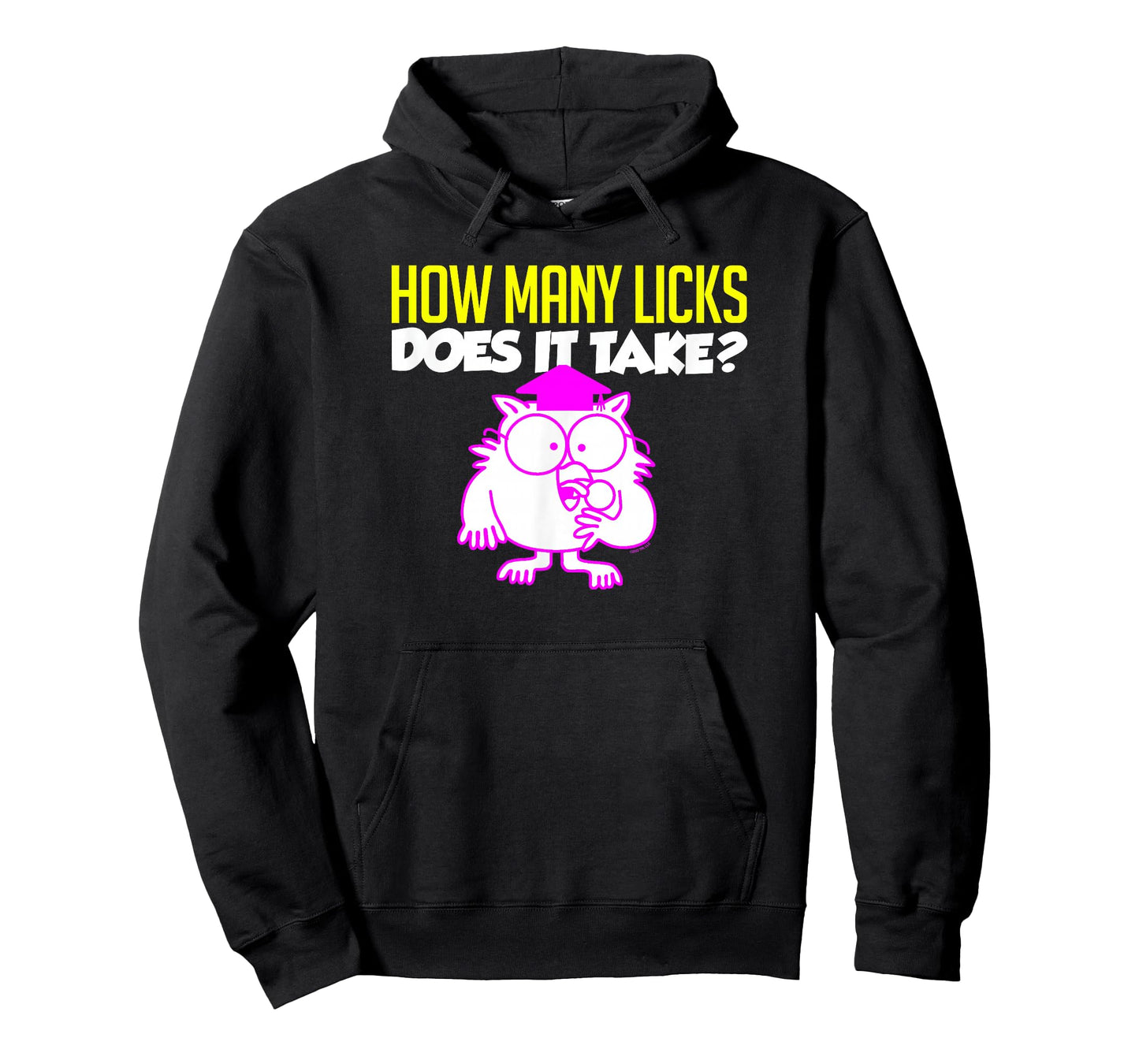 Tootsie Roll Pop Owl How Many Licks Does It Take? T-Shirt