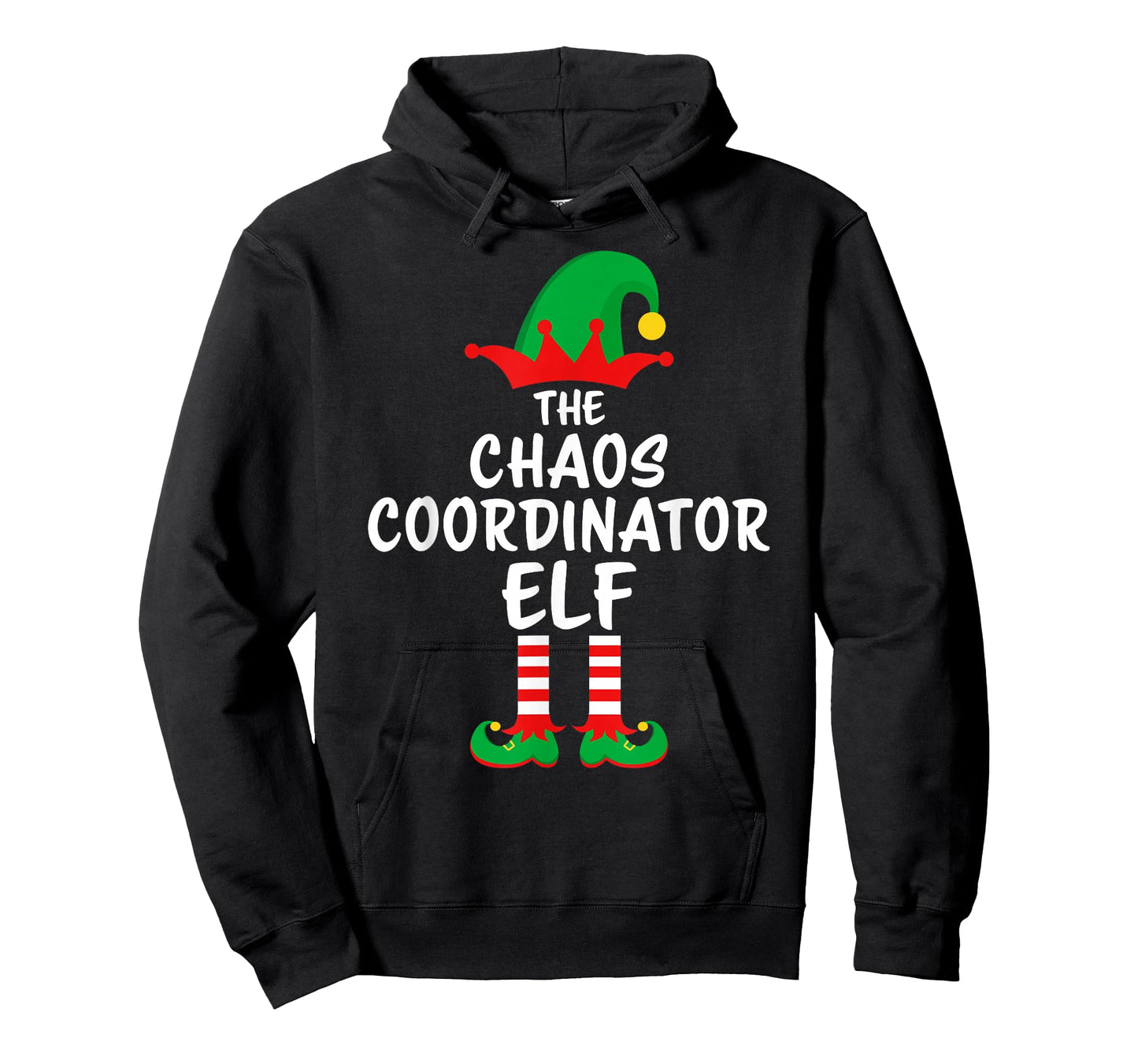 The Chaos Coordinator Elf Matching Family Christmas T-Shirt