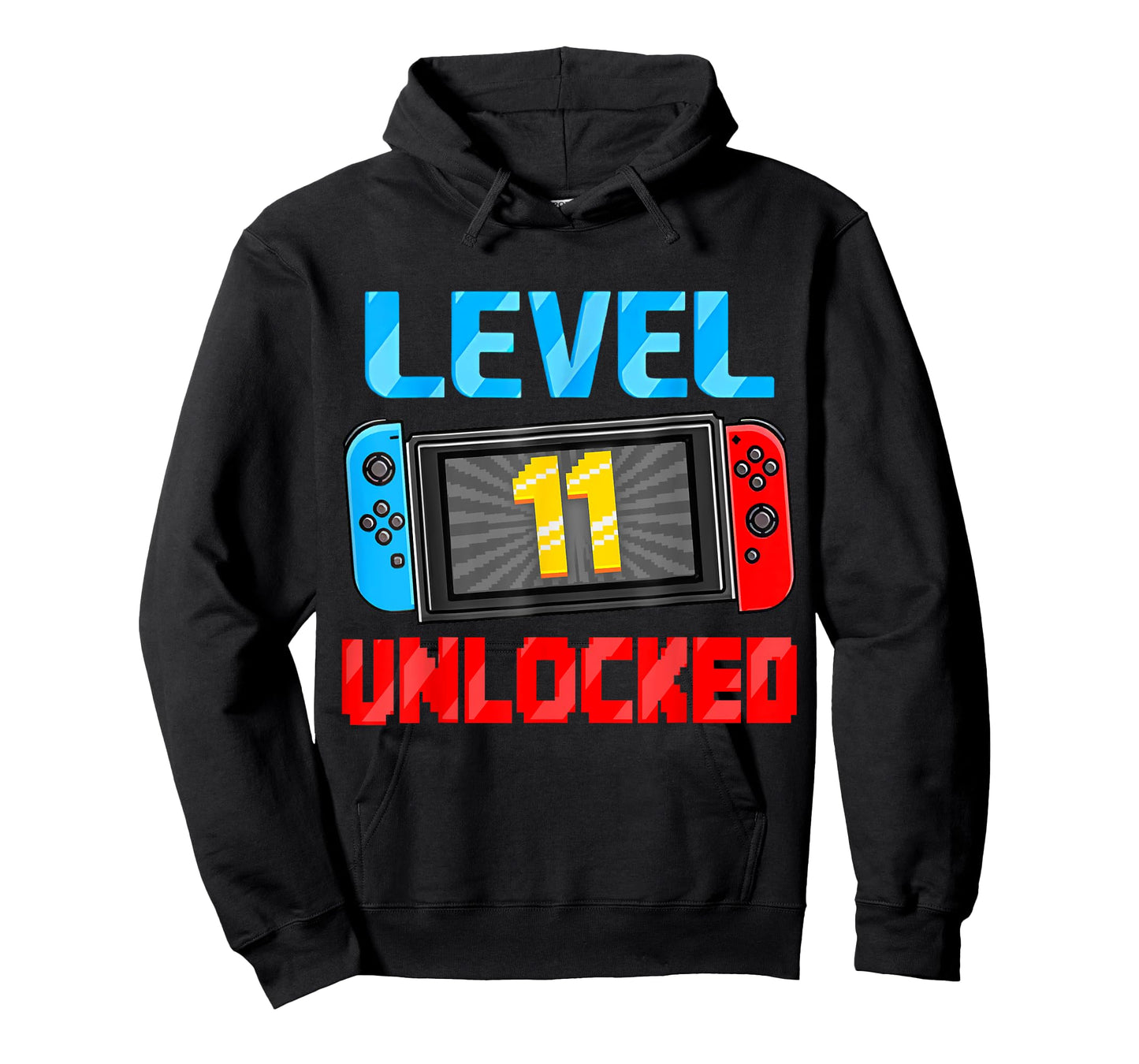 Level 11 Unlocked Gamer 11th Birthday Gift Video Game Boys T-Shirt