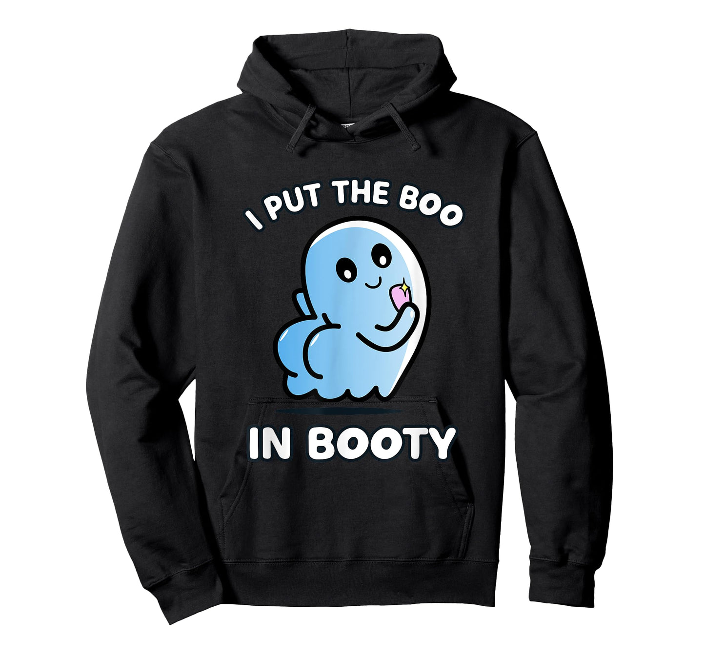 I Put The Boo In Booty Funny Halloween Selfie Ghost T-Shirt
