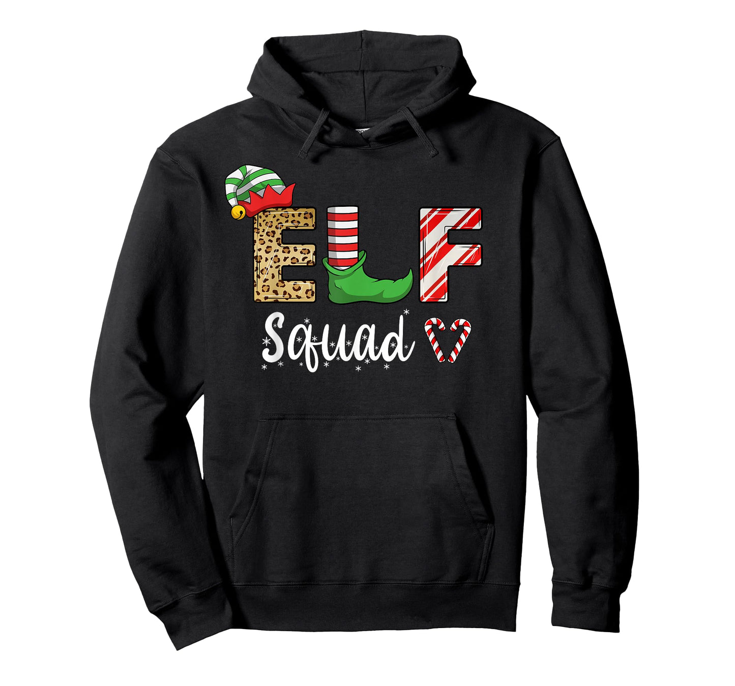 Elf Squad Christmas Matching Family Funny Elves Boys Girls T-Shirt