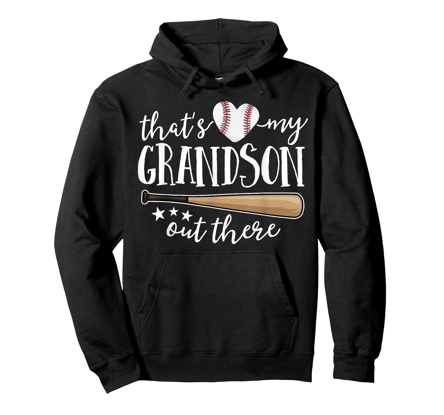 That's My Grandson Out There Gift Women Baseball Grandma T-Shirt