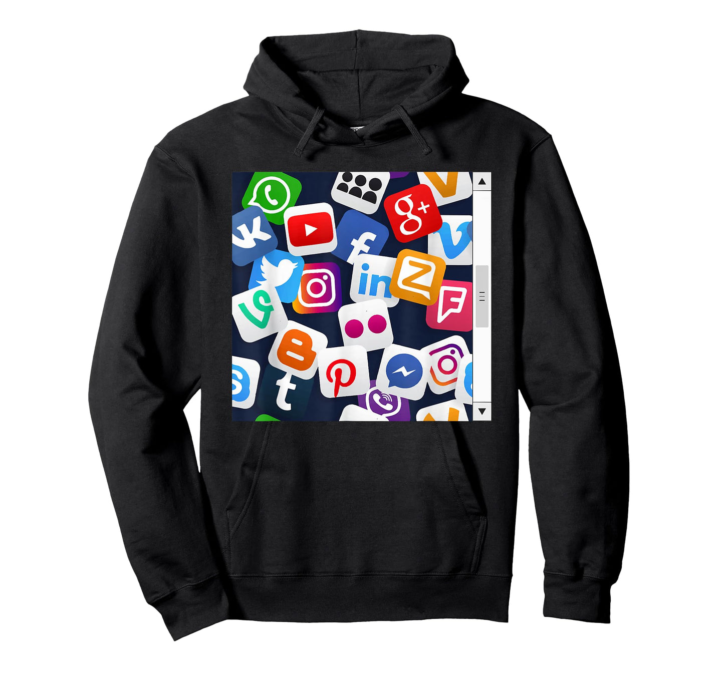 Social Media Feed Graphic Funny Teen Halloween Costume T-Shirt