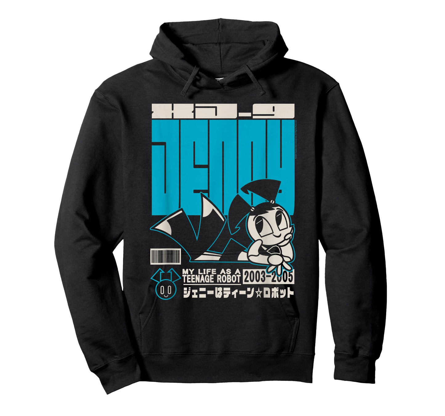 My Life as a Teenage Robot Jenny Cute Kanji Cartoon T-Shirt